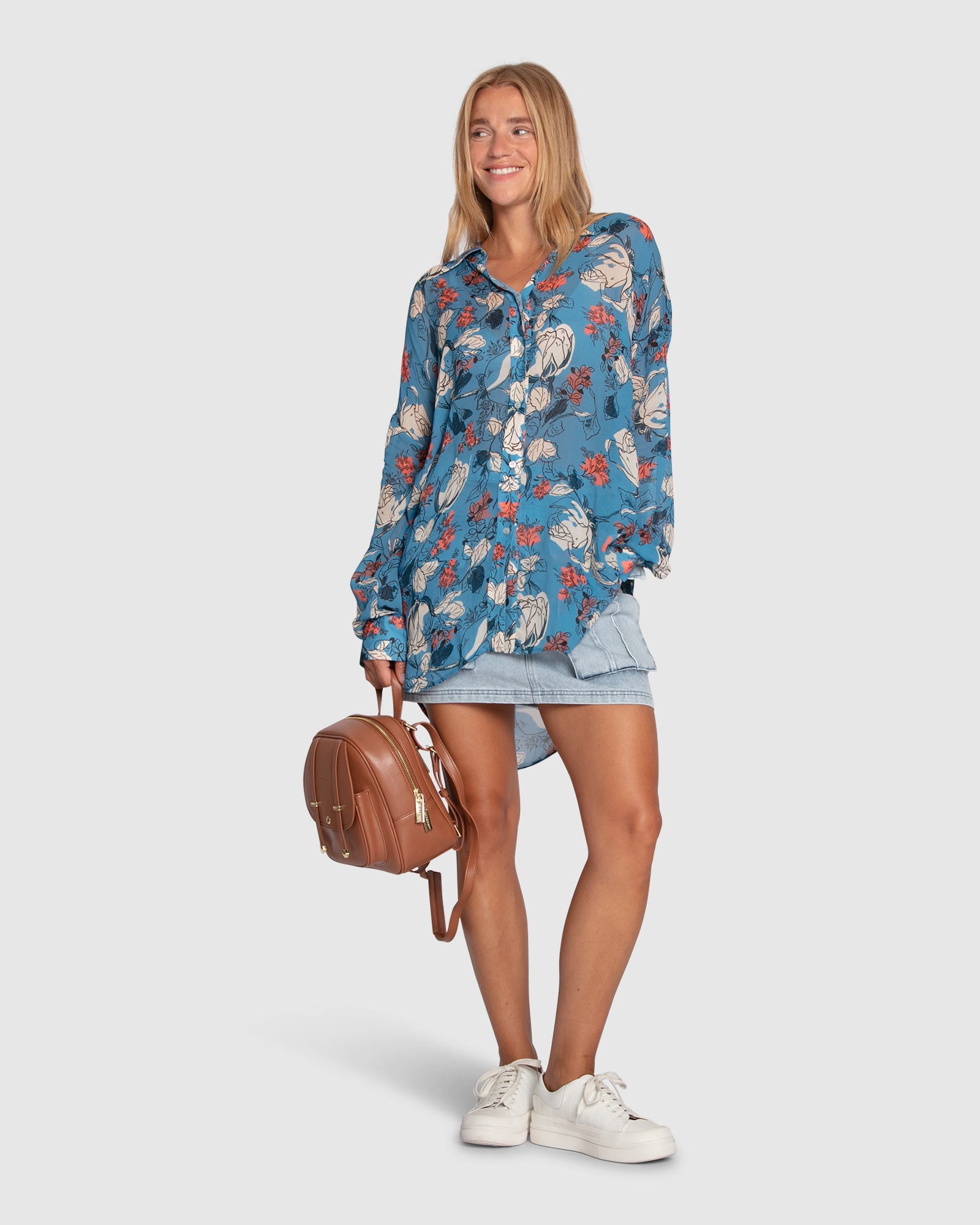 Because You Move Me Oversized Shirt