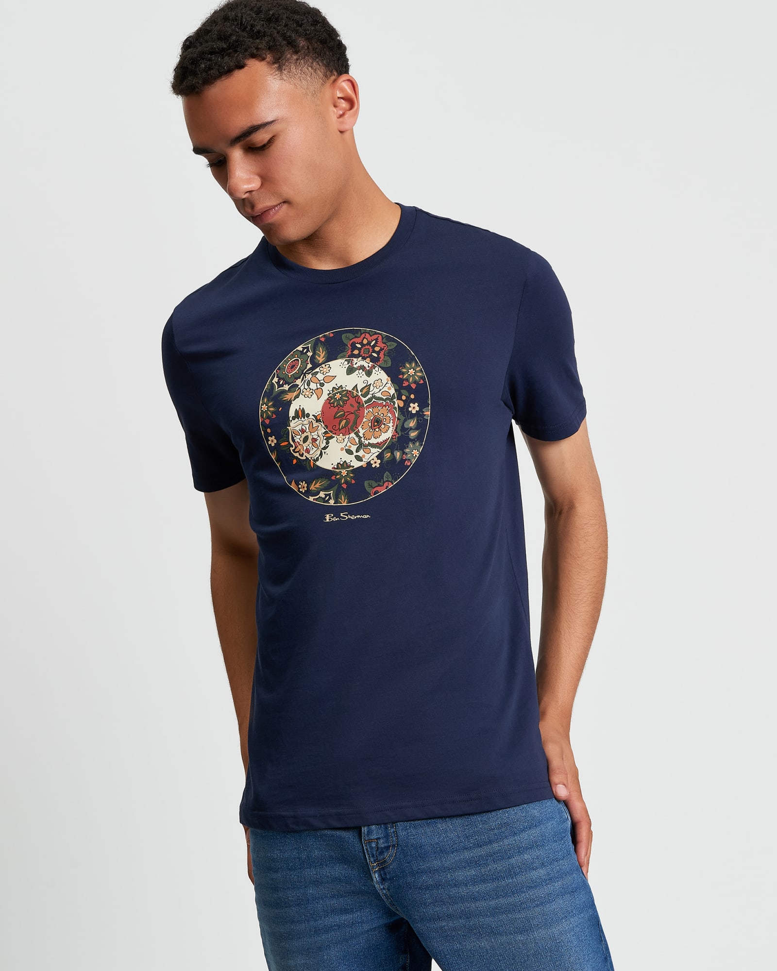 Floral Target Tee