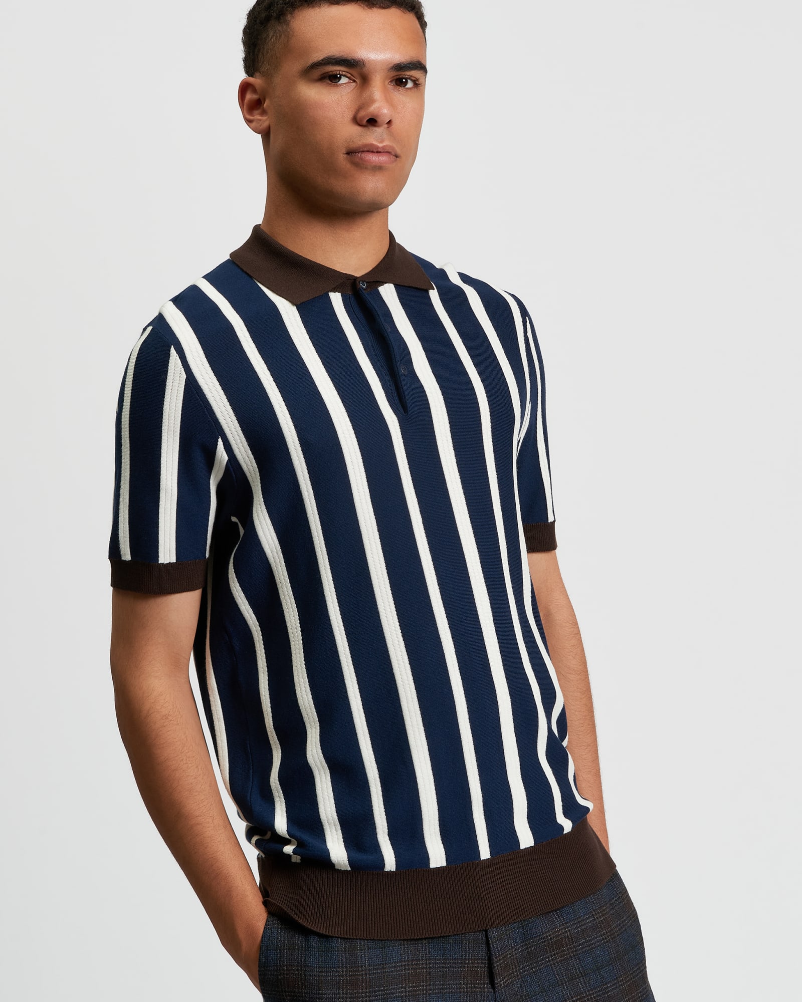 Raised Stripe Polo
