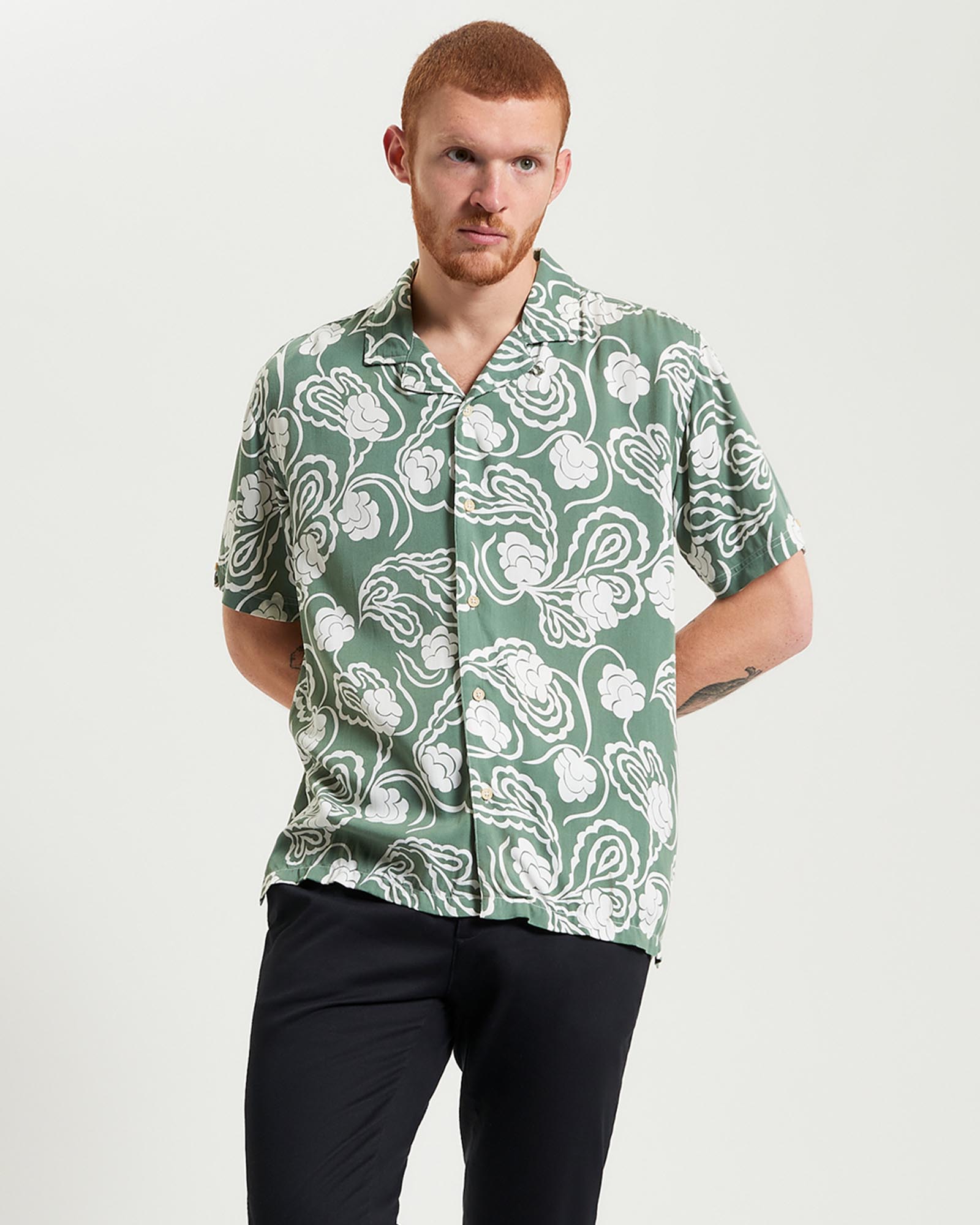 Paisley Swirl Print Shirt
