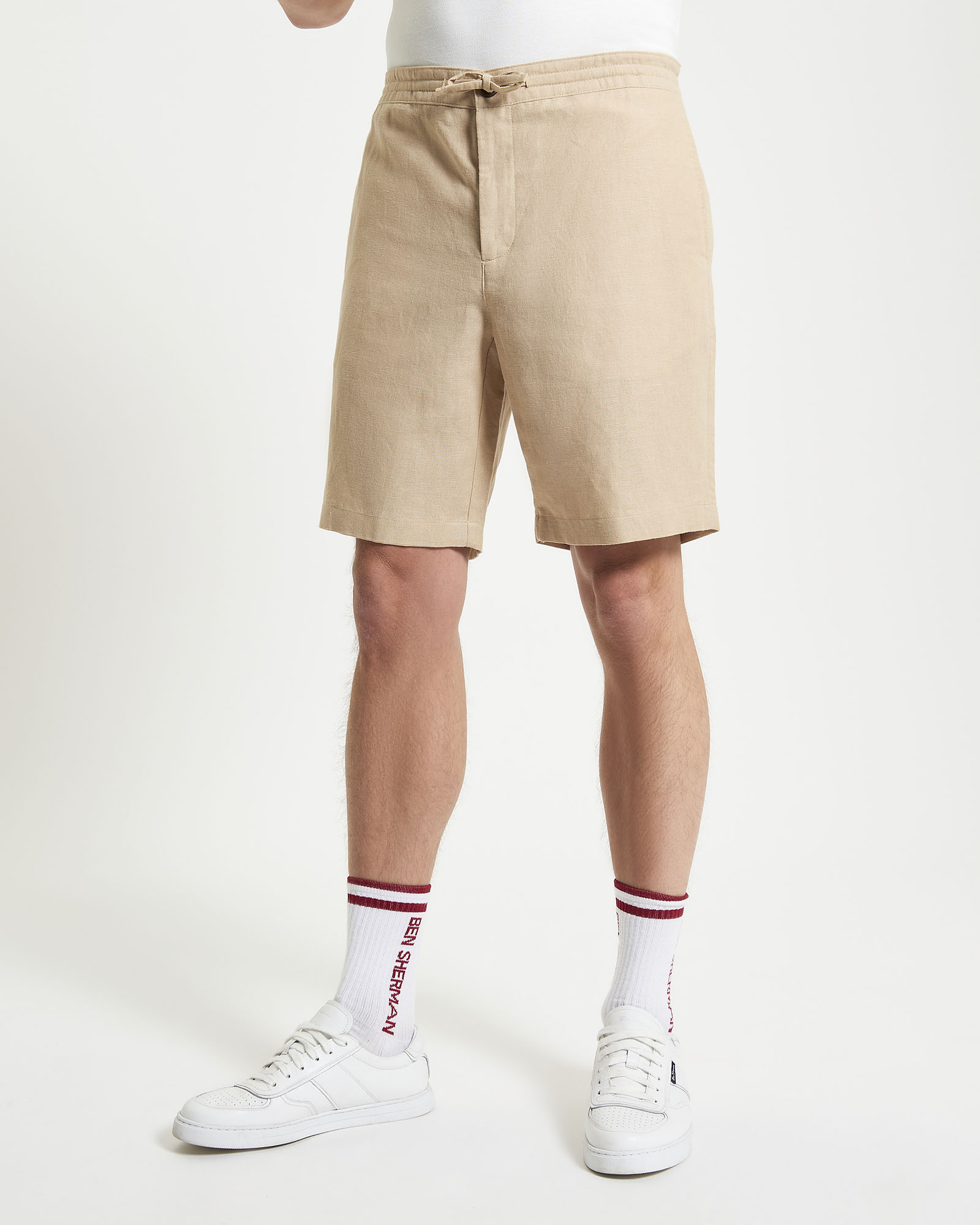 Linen Cotton Drawcord Short