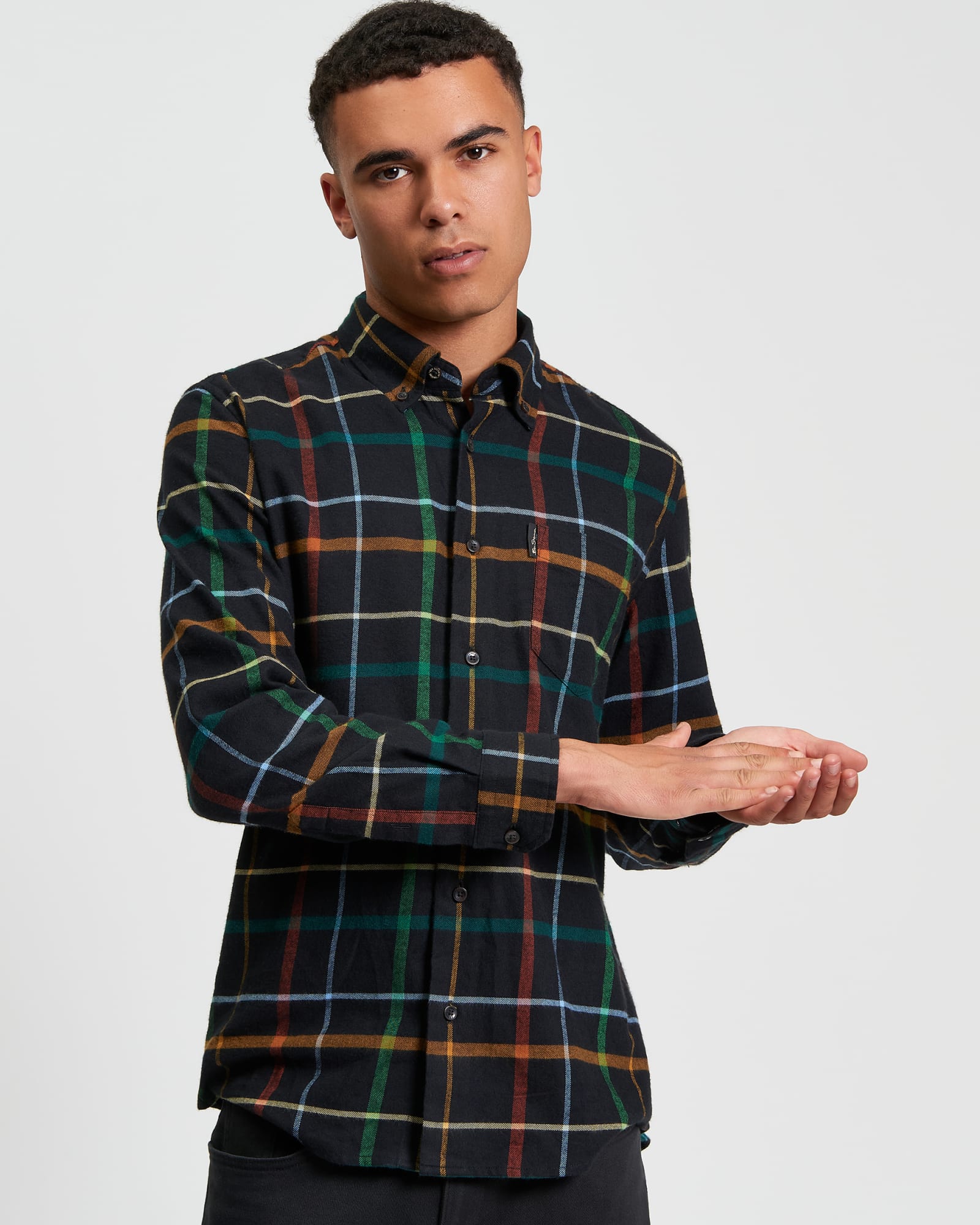 Oversized Brushed Check Shirt