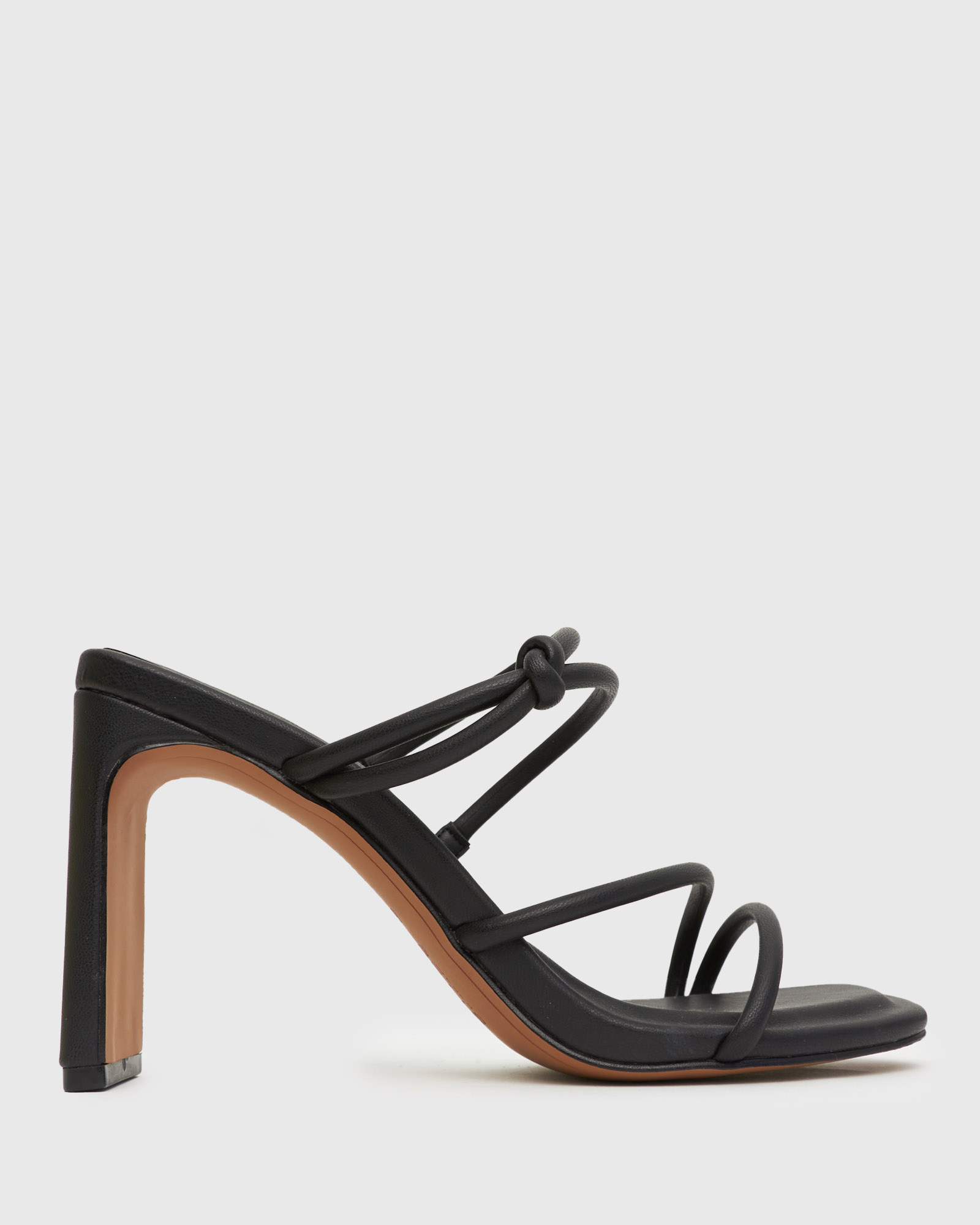 Cleopatra High-Heeled Strappy Mules