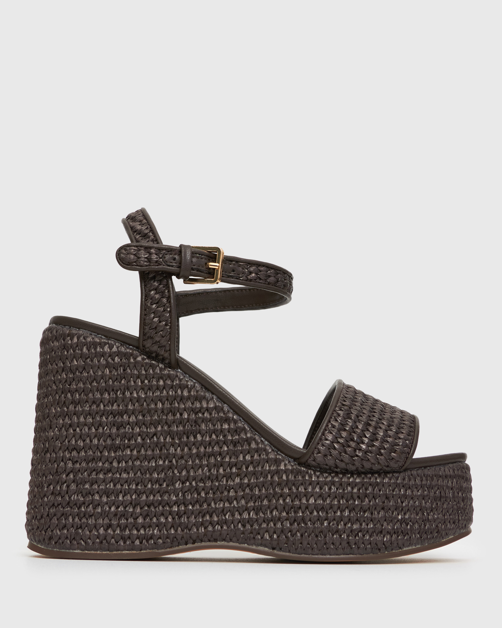 Fame Raffia Platform Wedges