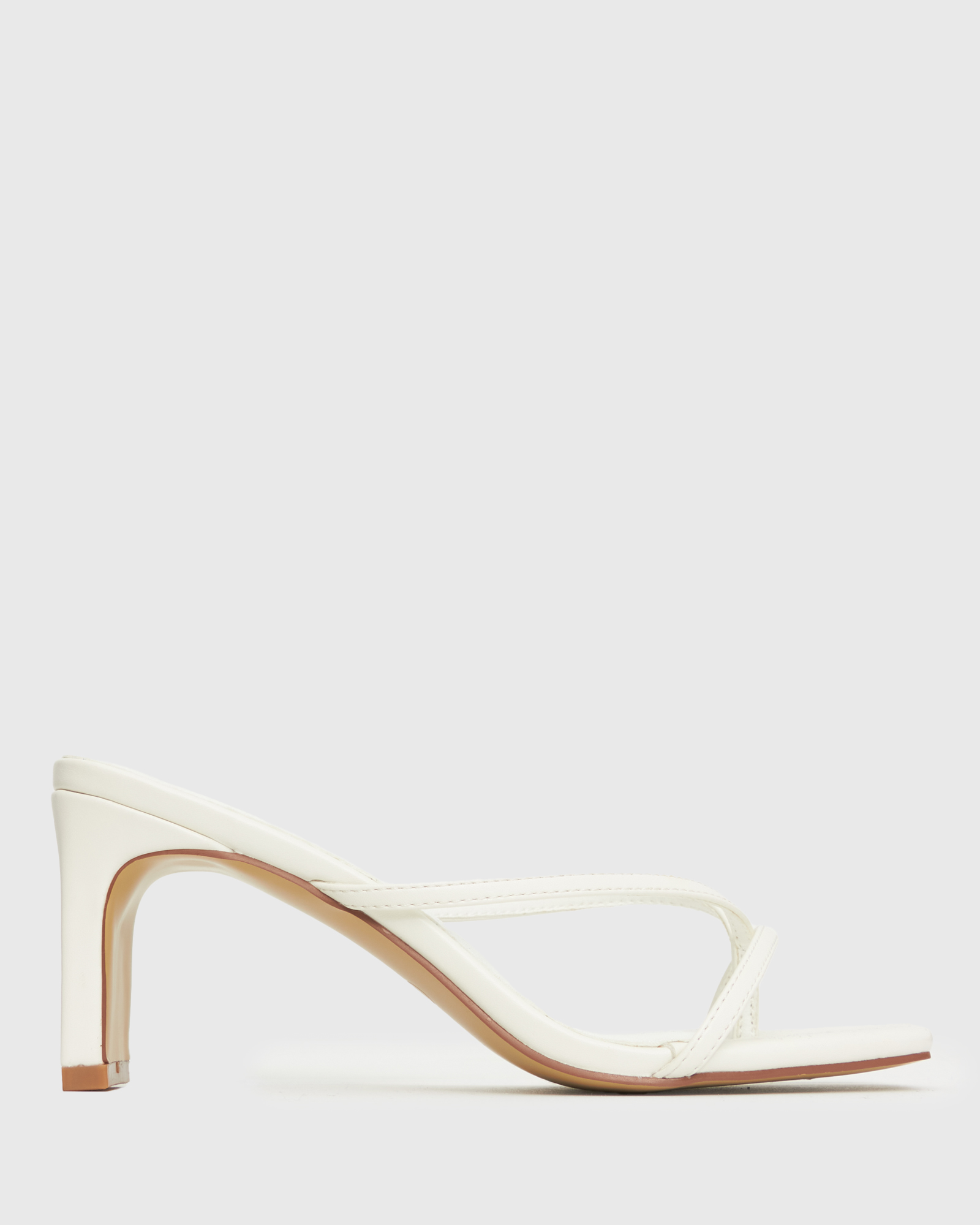 Gigi Square Toe Heeled Mules