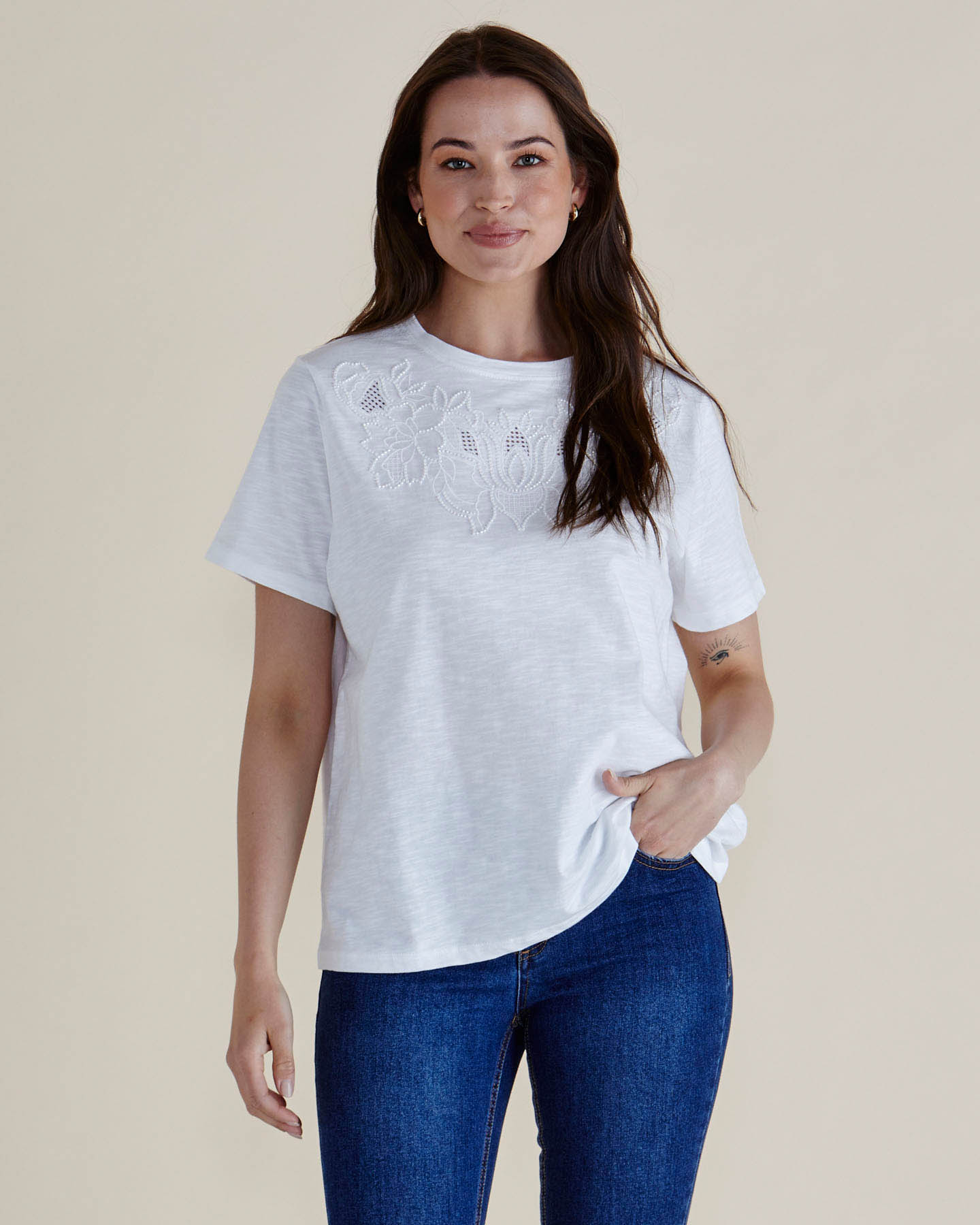 Arabella Lace Tee