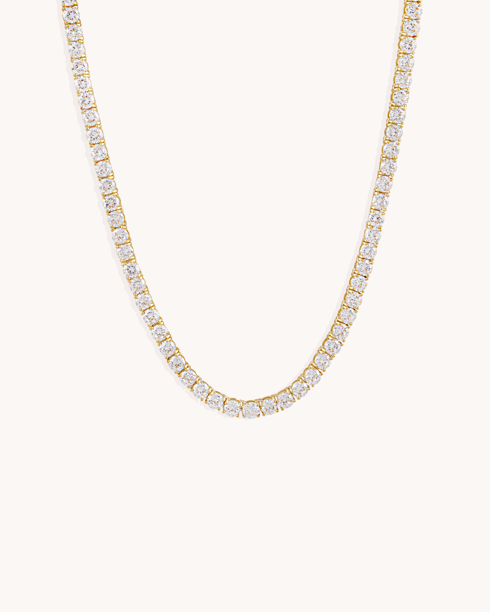 Large Tennis Necklace