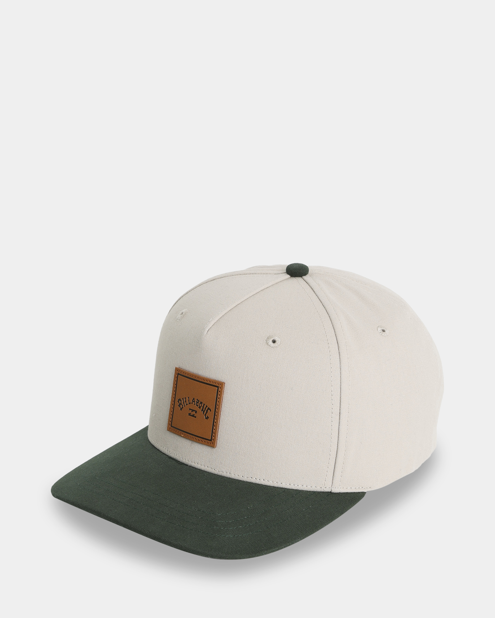 Mens Stacked Snapback Cap