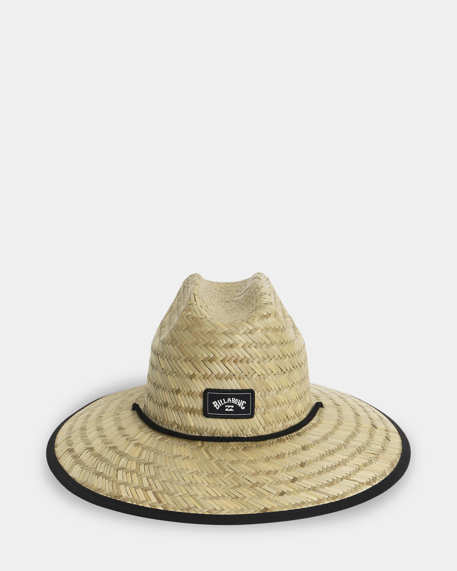 Mens Tides Print Straw Hat