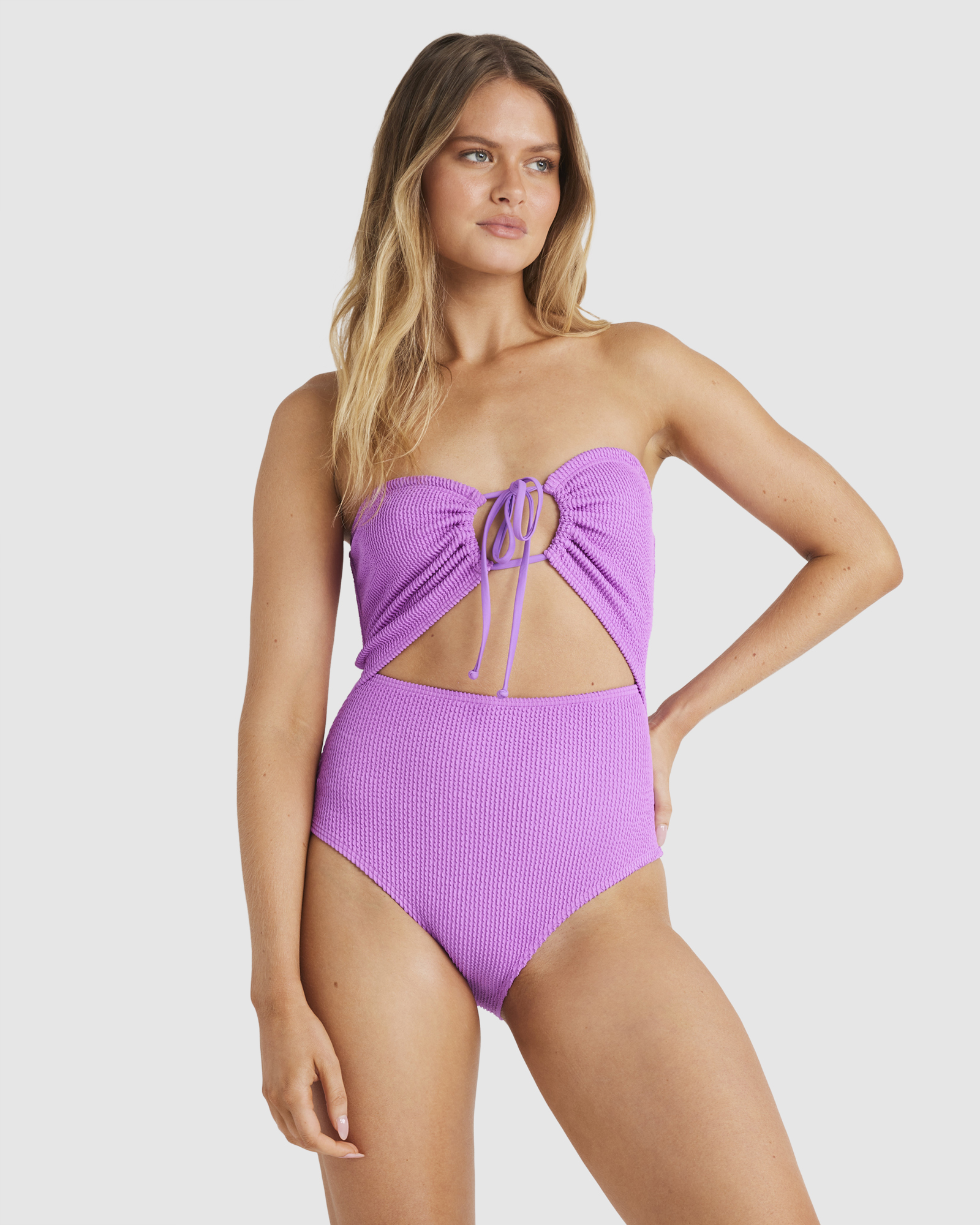 Womens Summer High Drew One Piece Swimsuit