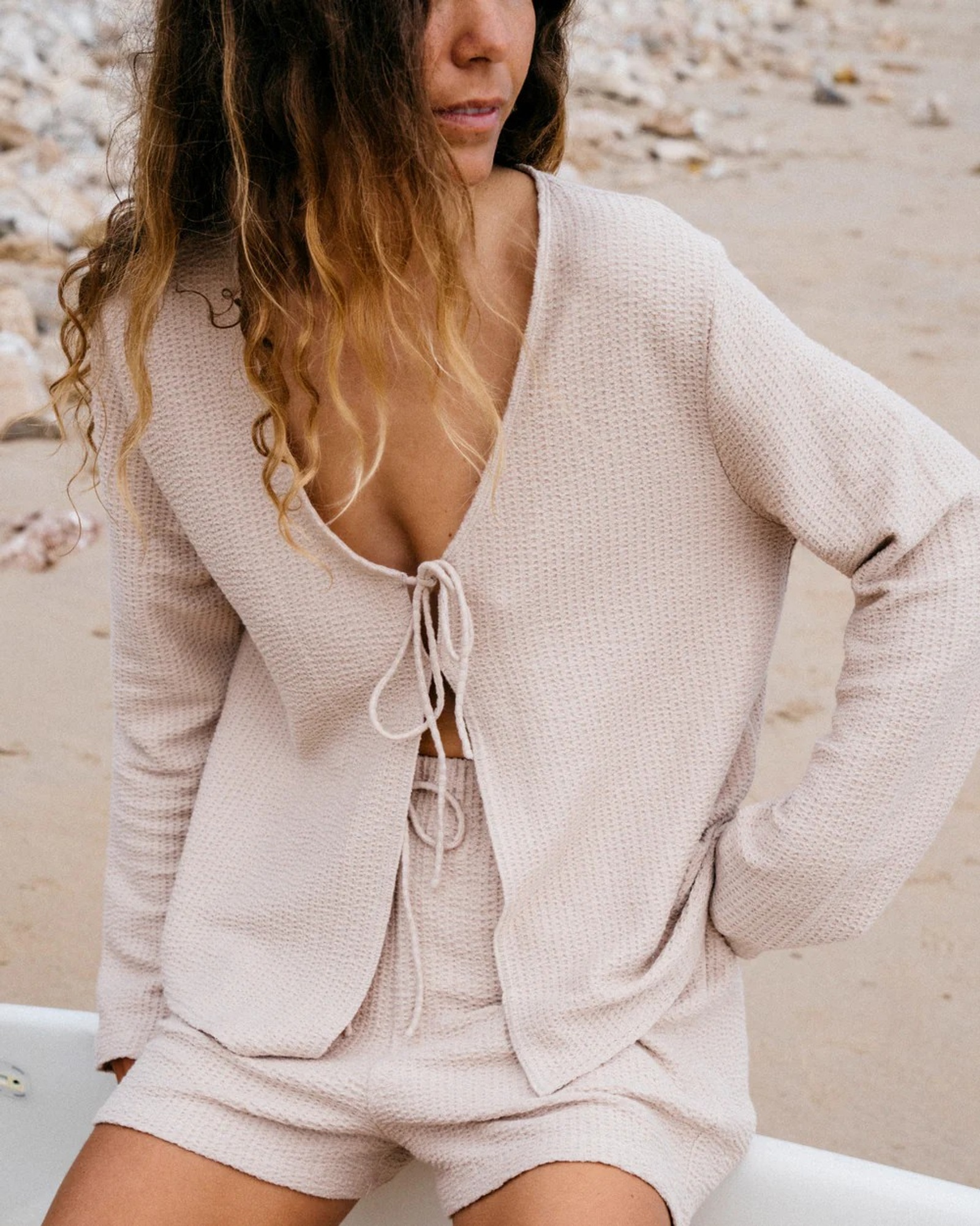 Womens Maya Long Sleeve Knitted Top