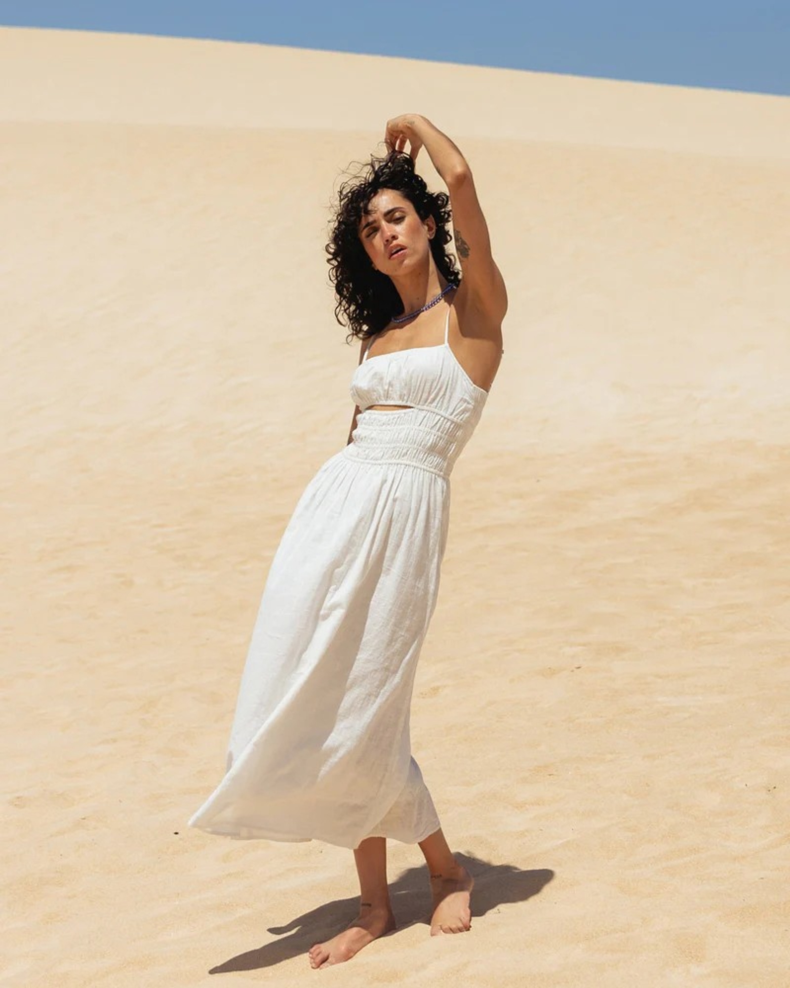 Womens Cloud Maxi Dress