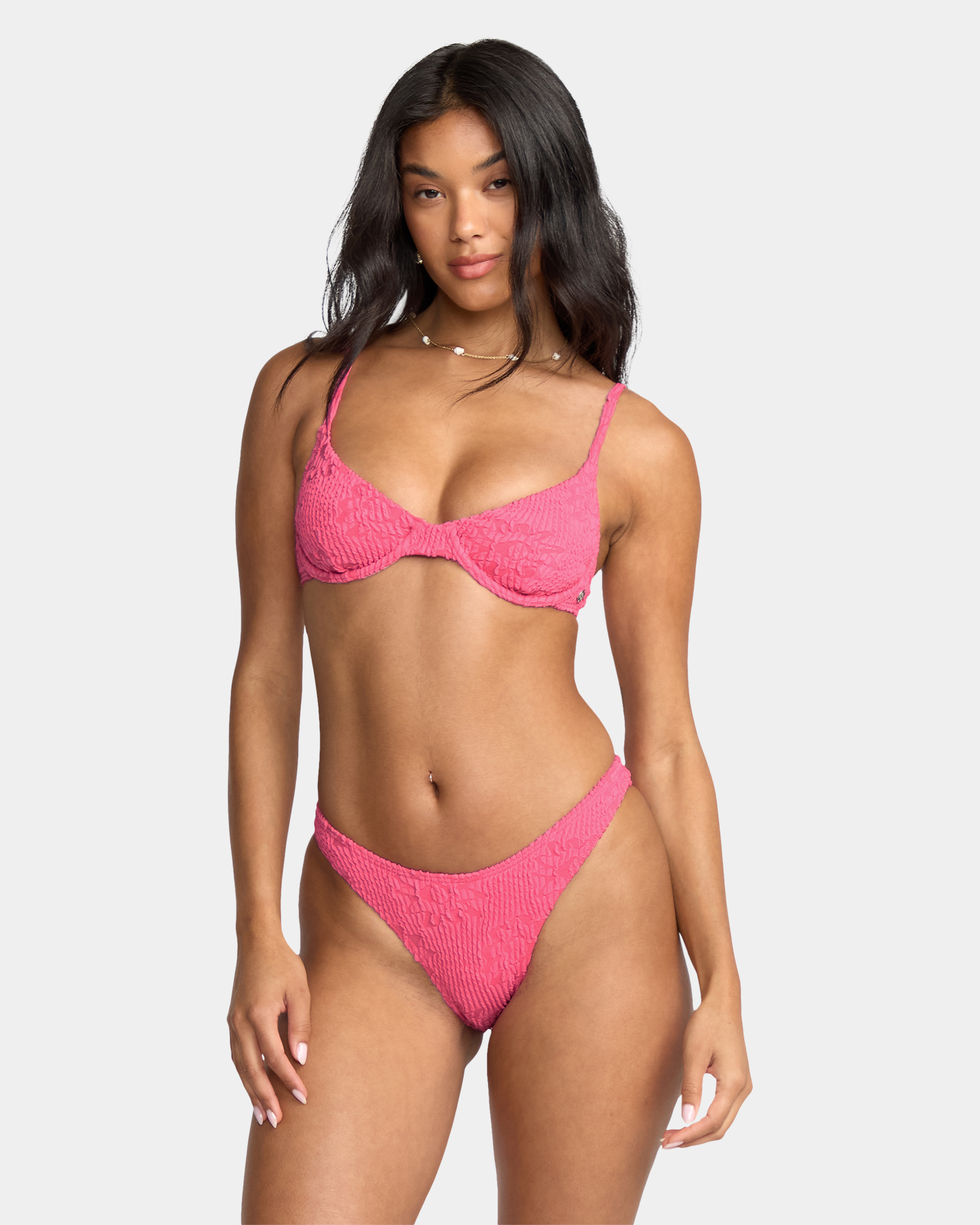 Womens We're Wild Demi Underwire Bikini Top
