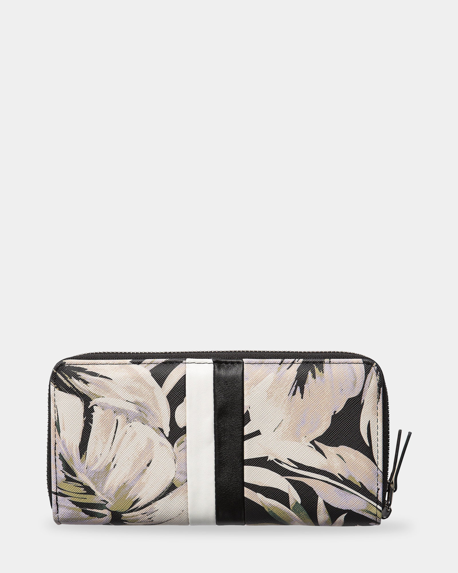 Womens Zip Around Bi-Fold Wallet
