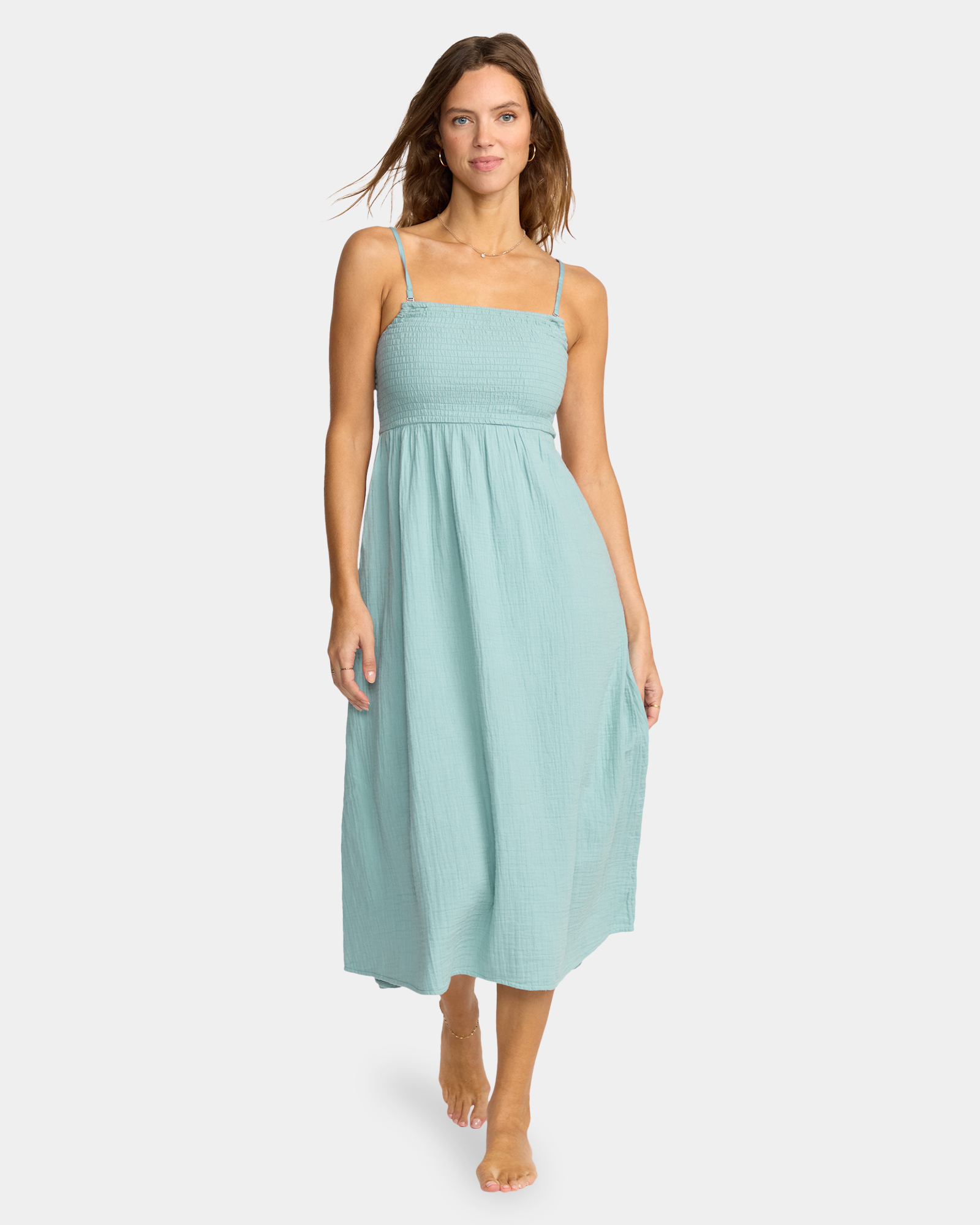 Womens Off The Coast Midi Dress
