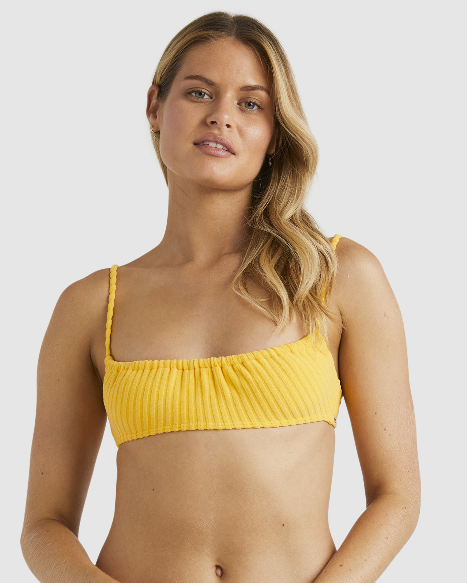 Terry Rib Mila Bralette Bikini Top