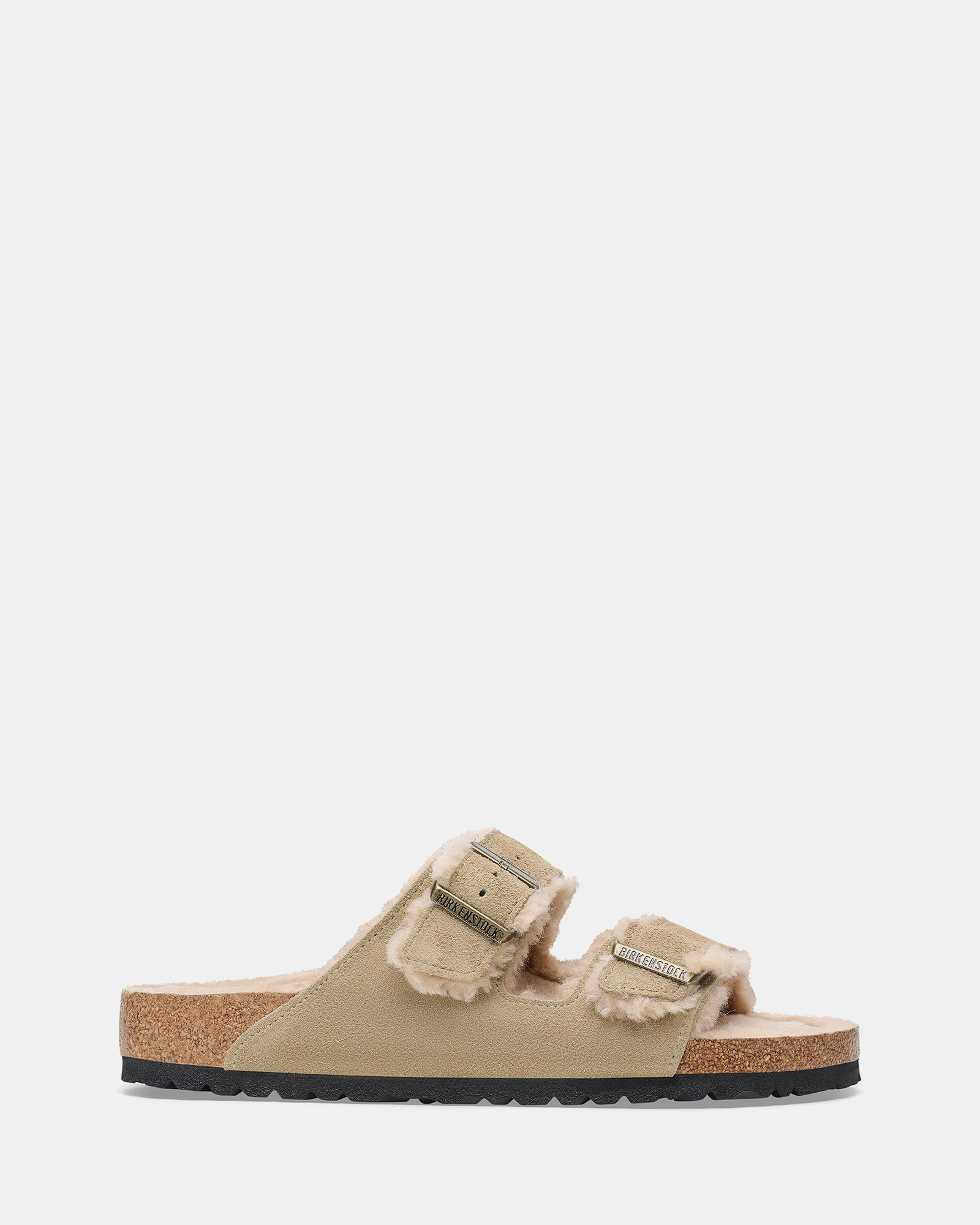 Arizona Shearling Suede Sandals - Women's
