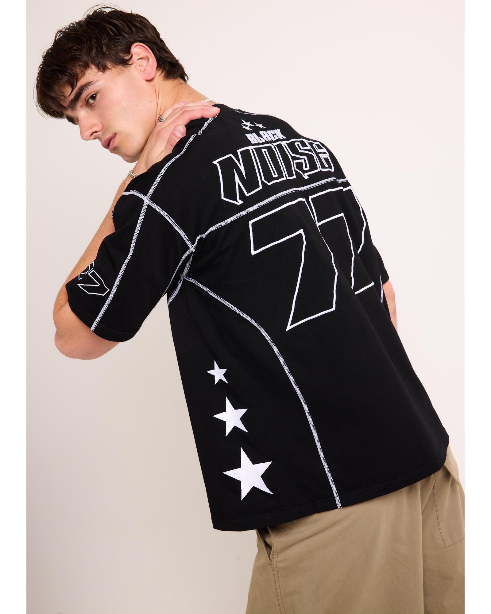 Noise Contrast Jersey T-Shirt