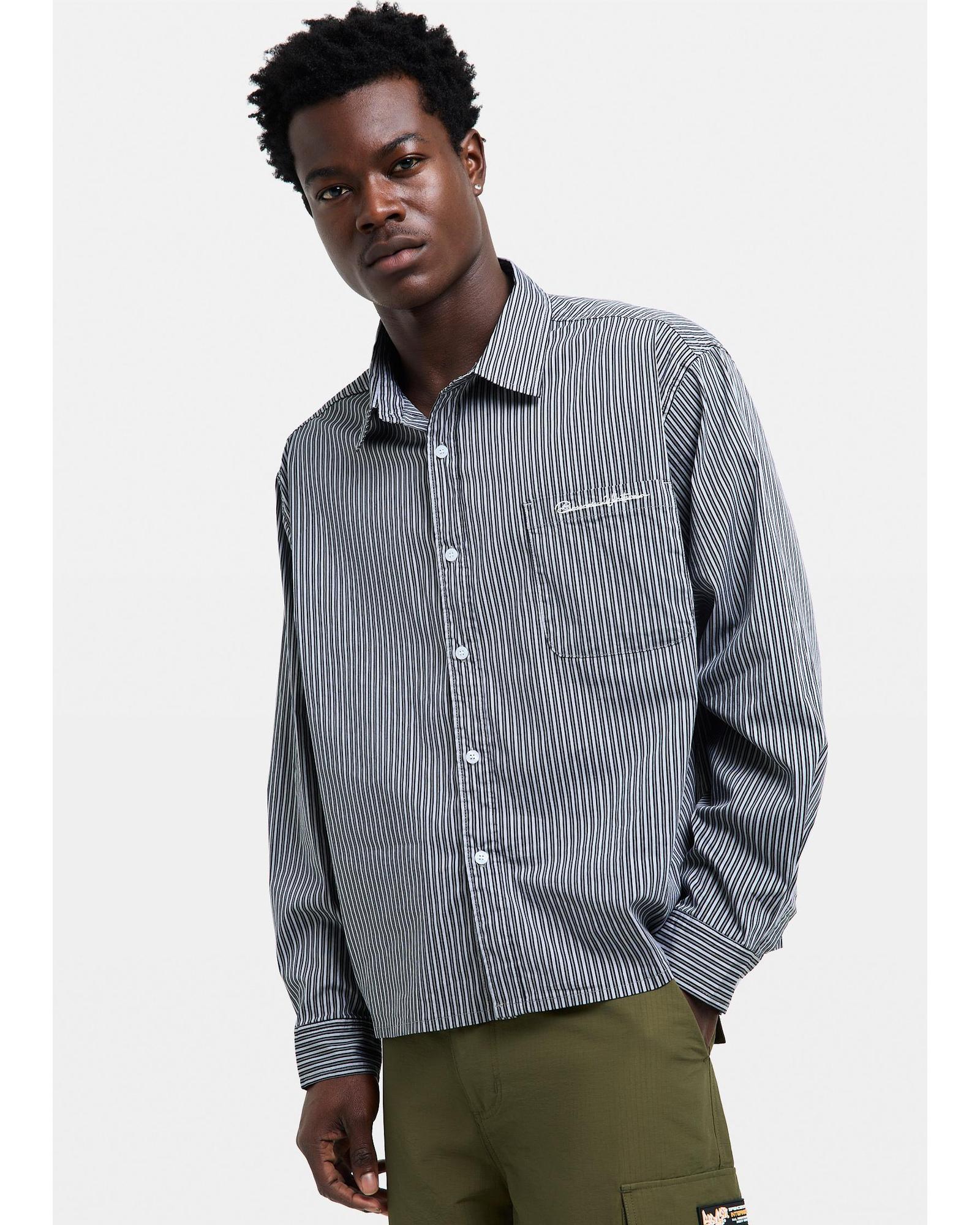 Miami Striped Long Sleeve Shirt