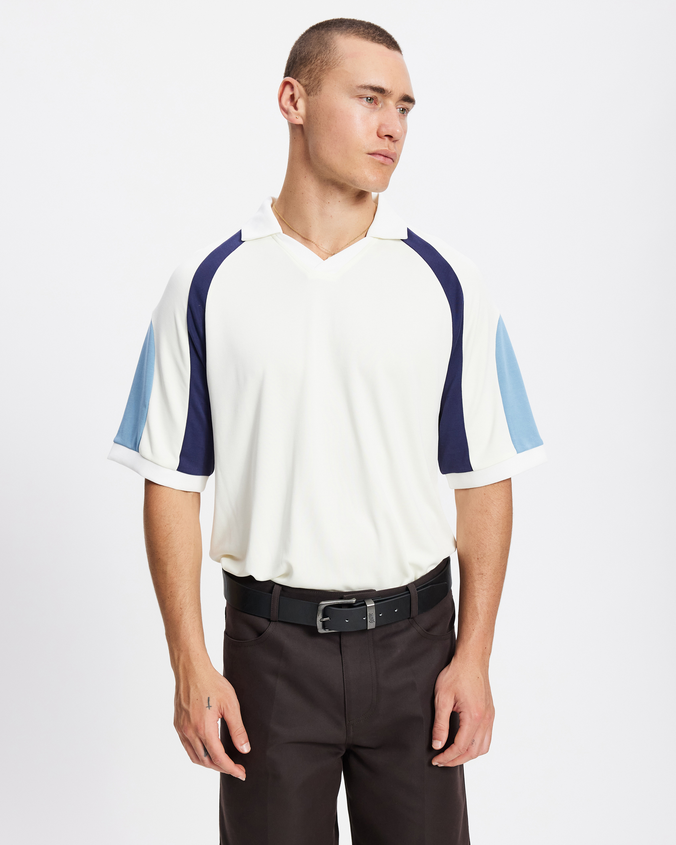 Curved Sleeve Athletic Polo