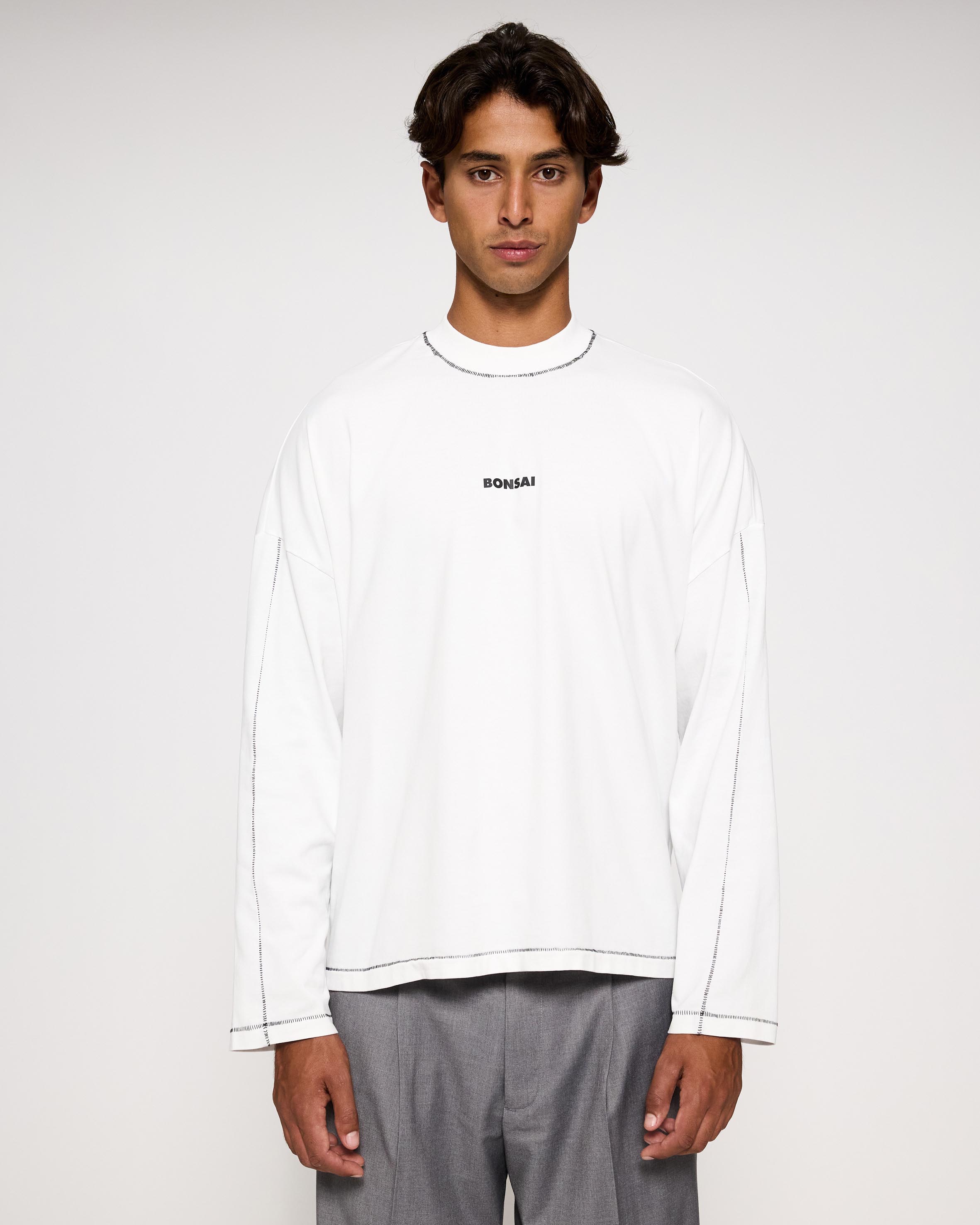 Box Logo Longsleeve Tee Oversize Fit