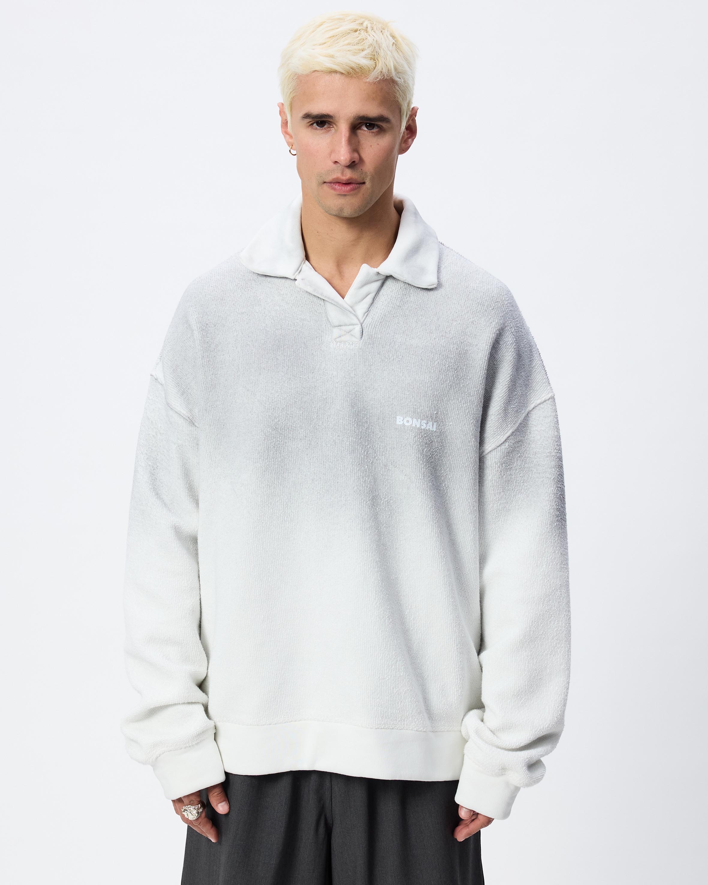 Special Dye Polo Oversized Sweatshirt