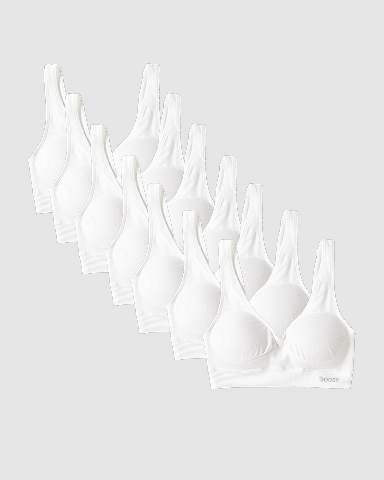 7-Pack Padded Shaper Crop Bra