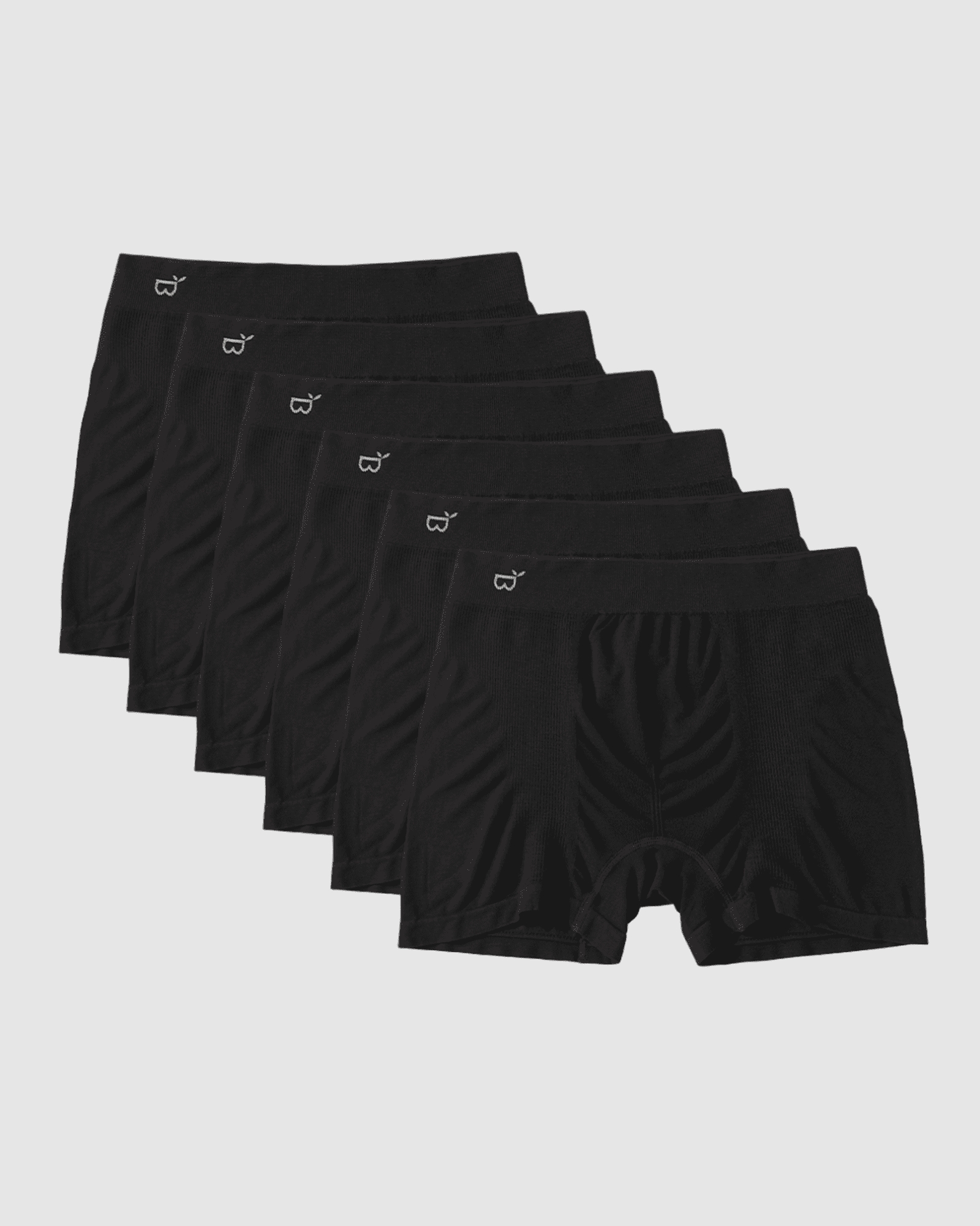 7-Pack Mens Original Boxer Black