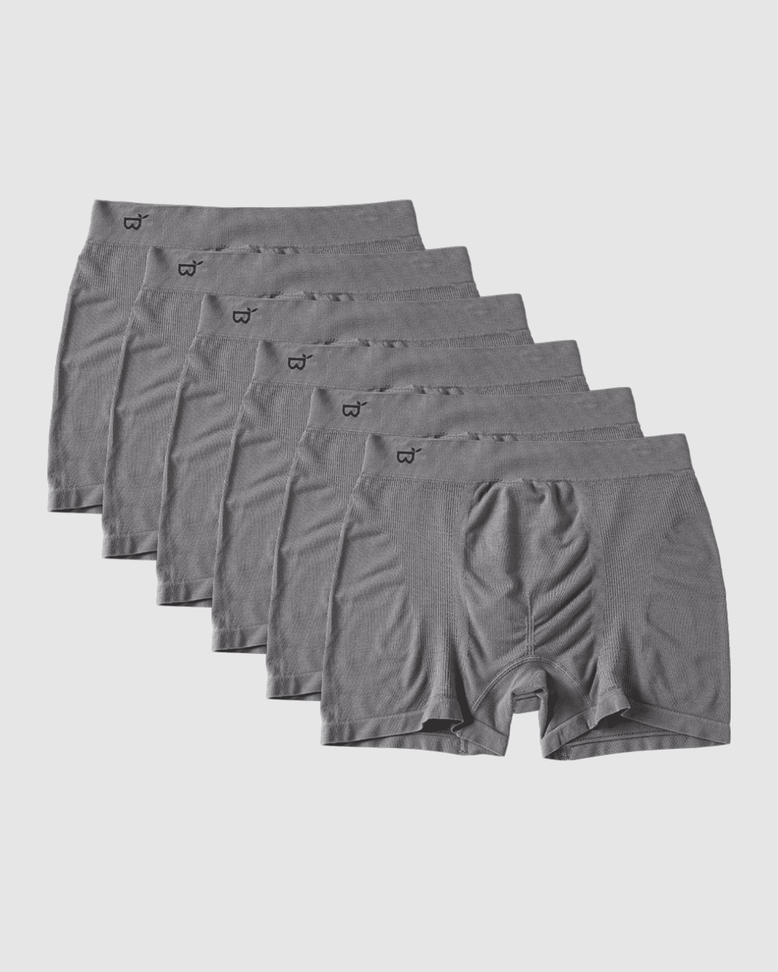 7-Pack Mens Original Boxer Charcoal