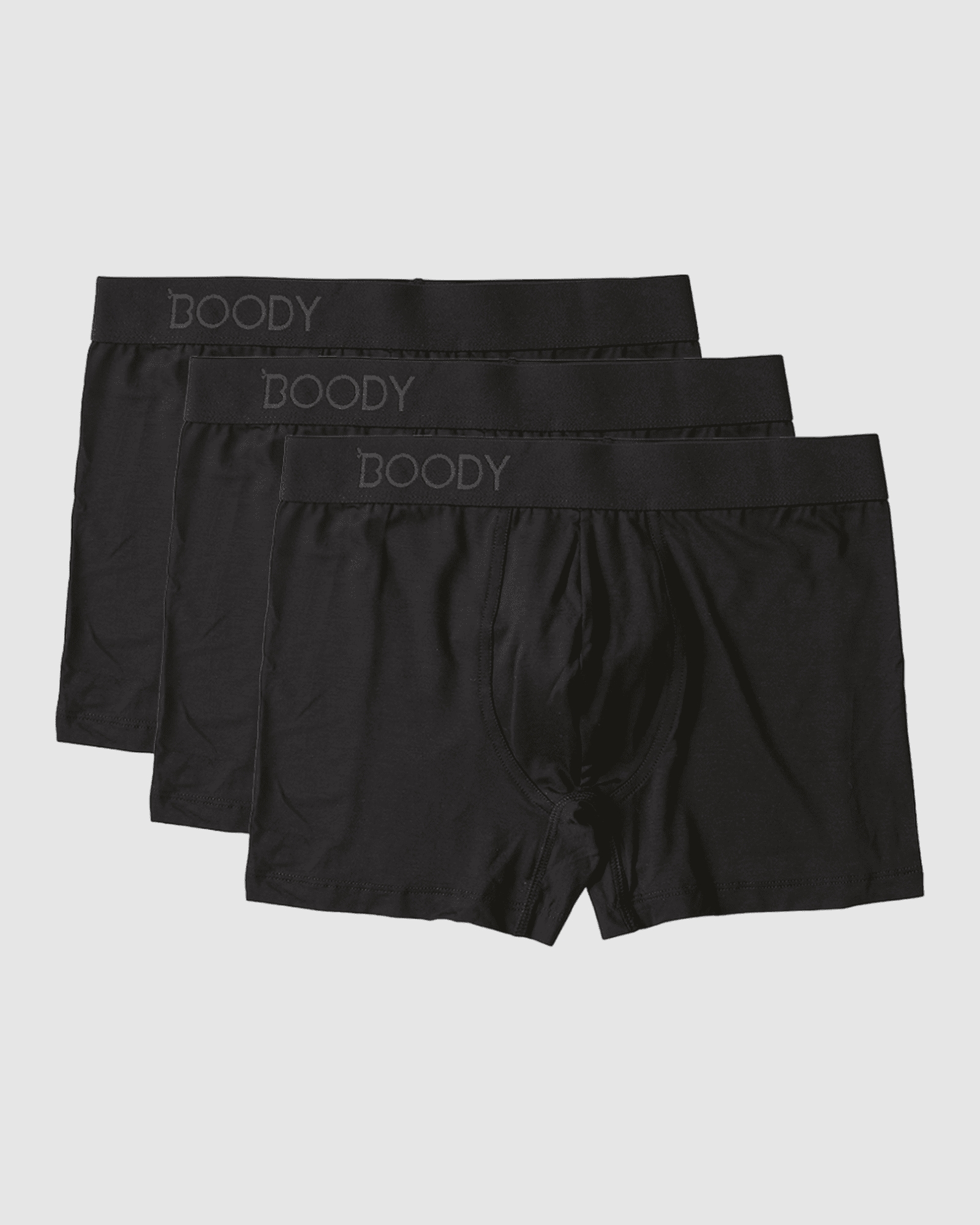 3-Pack Mens Everyday Boxer Black