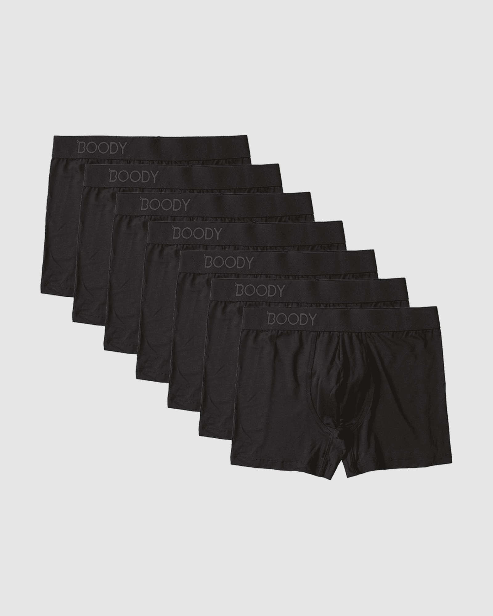 7-Pack Mens Everyday Boxer Black