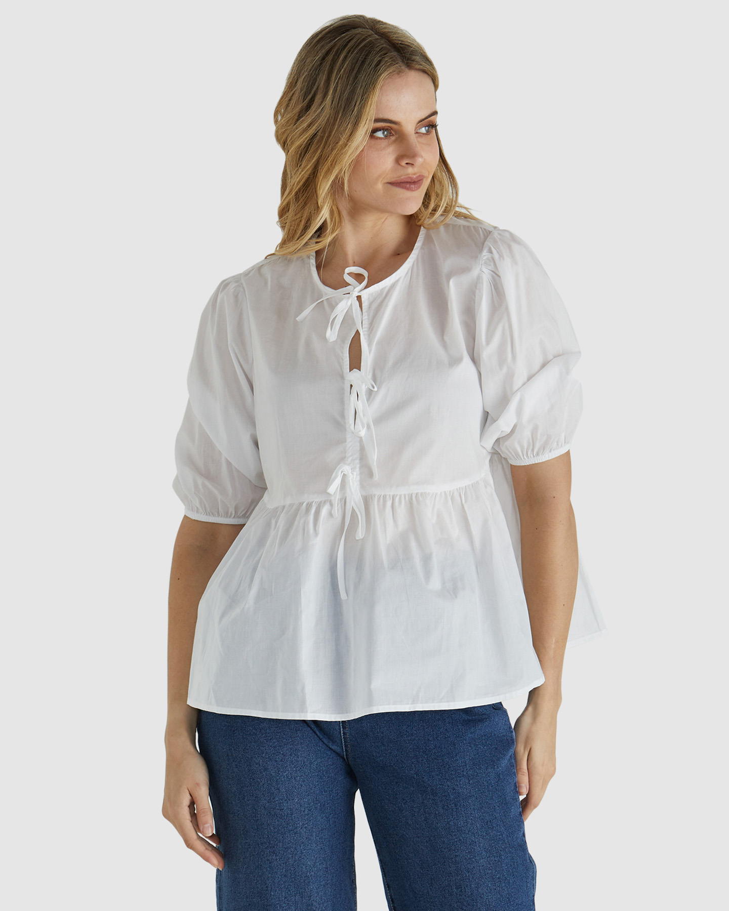 Sylvie Peplum Top
