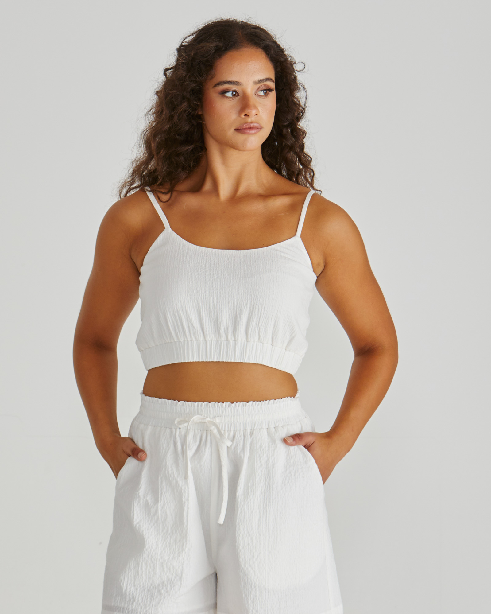Alani Shirred Bralette