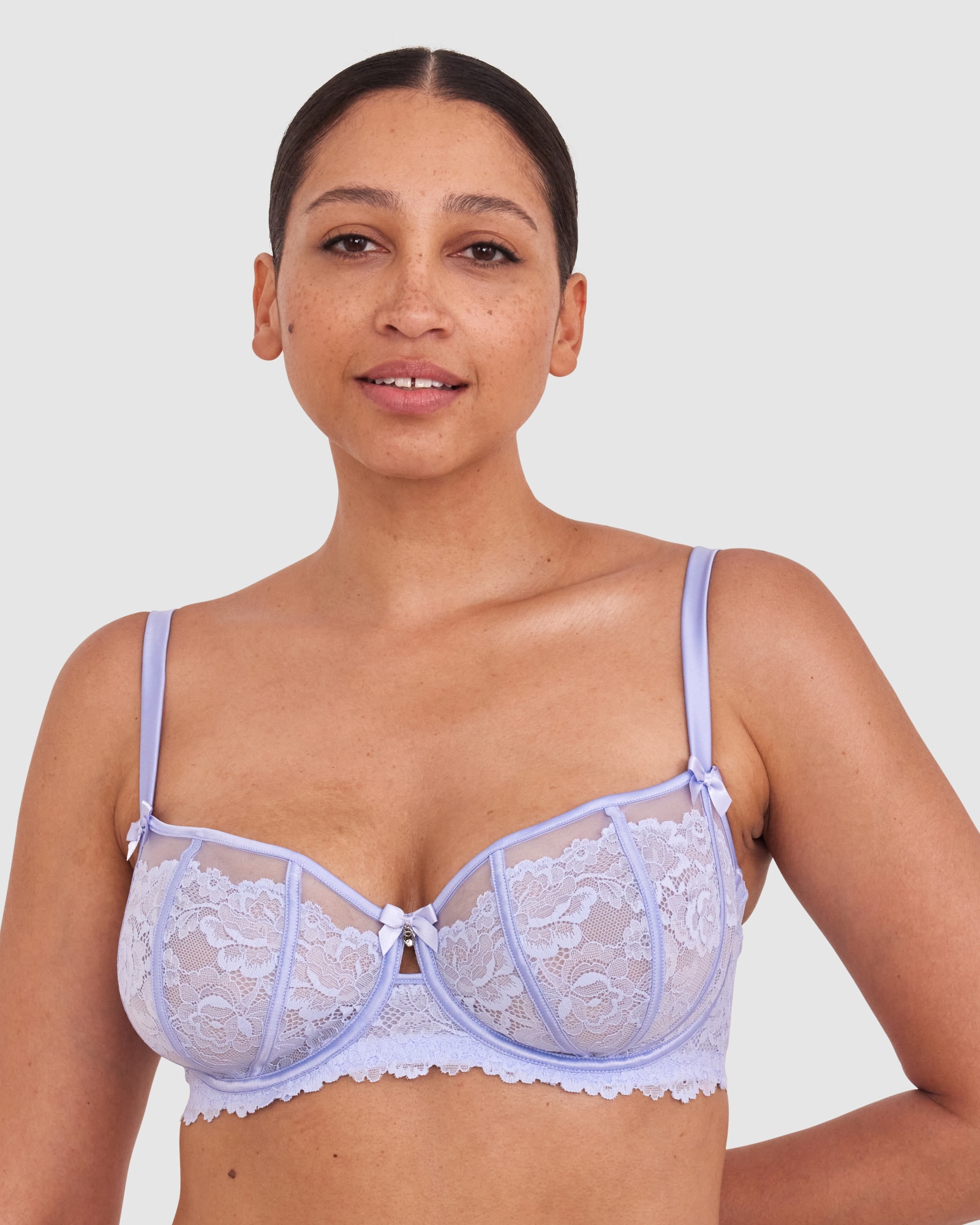 Bethany Underwire Bra - Pale Blue