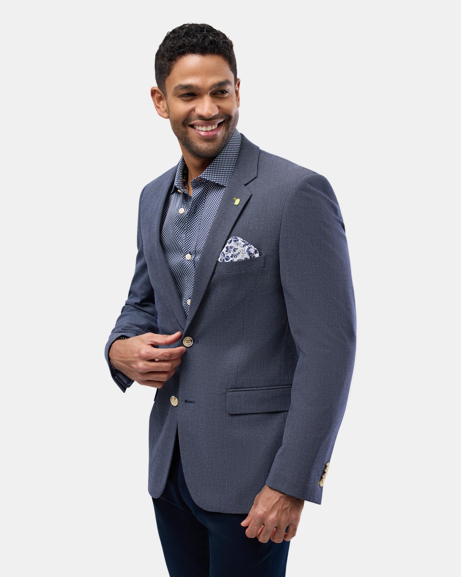 Textured Yarn Dye Blazer