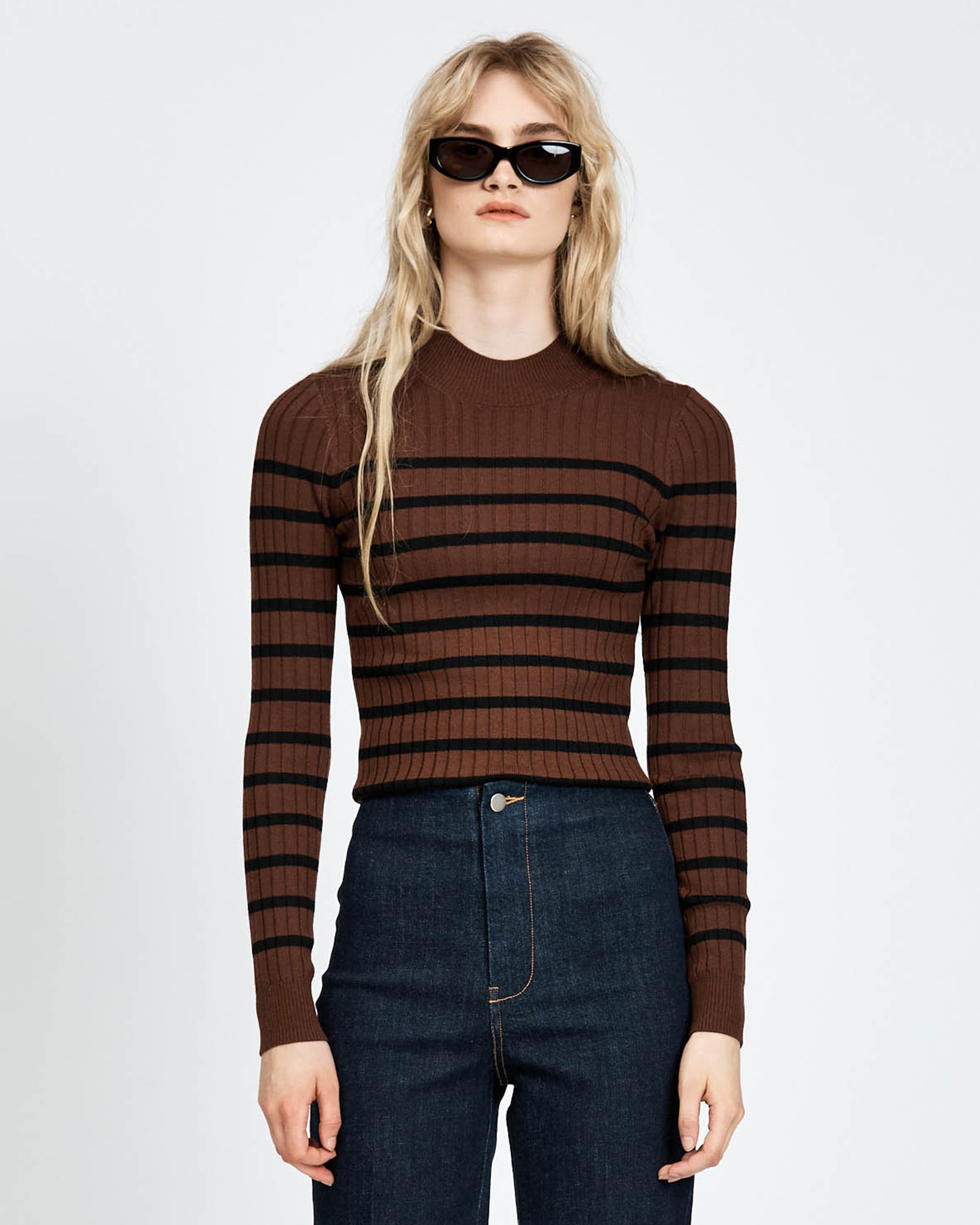 Alder Top Dark Brown