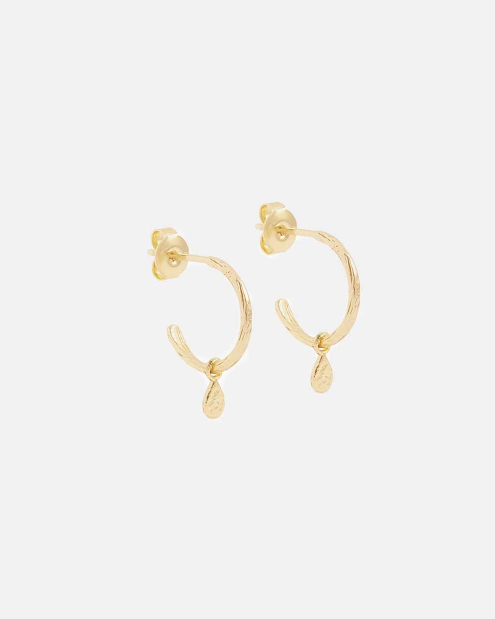Gold Grace Hoops