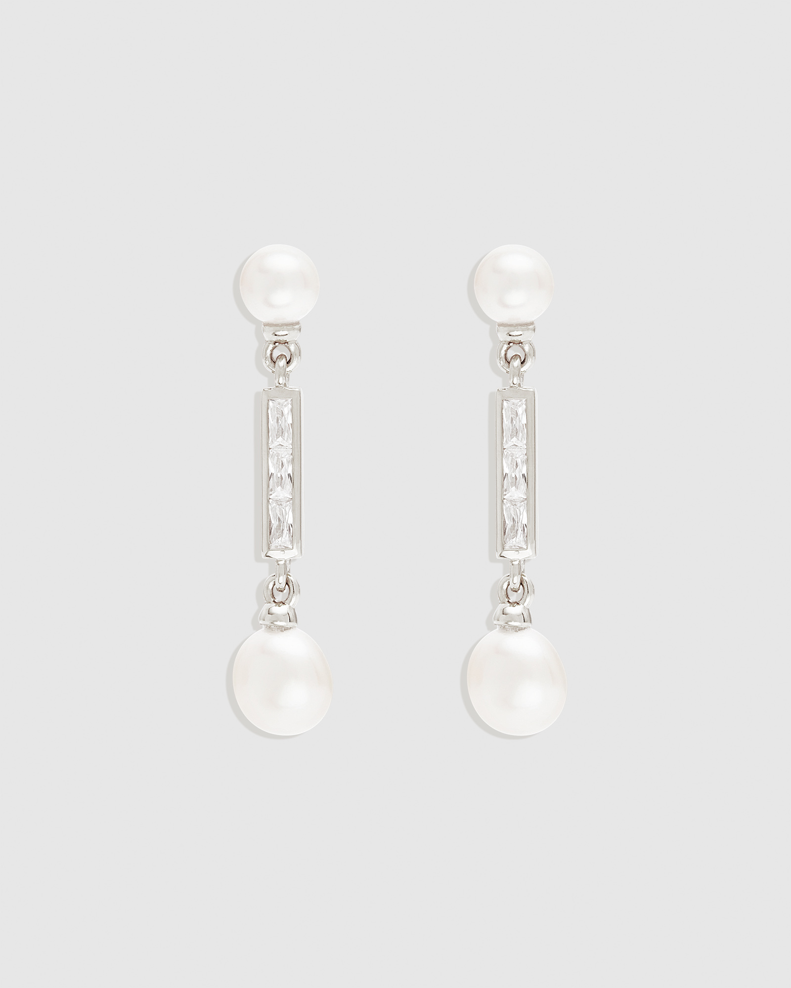 Breathe Pearl Drop Earrings