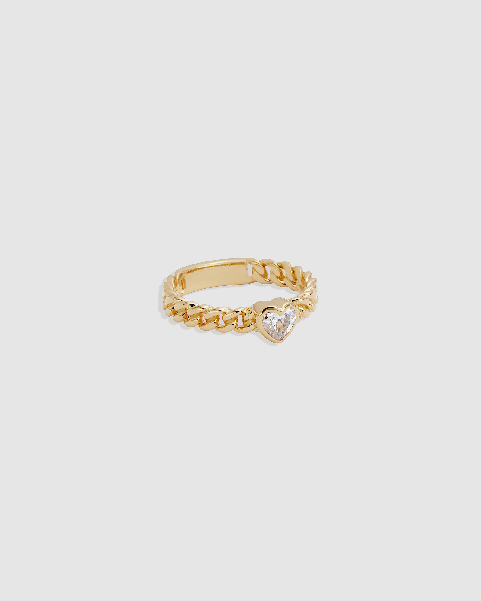 Radiant Heart Engravable Ring