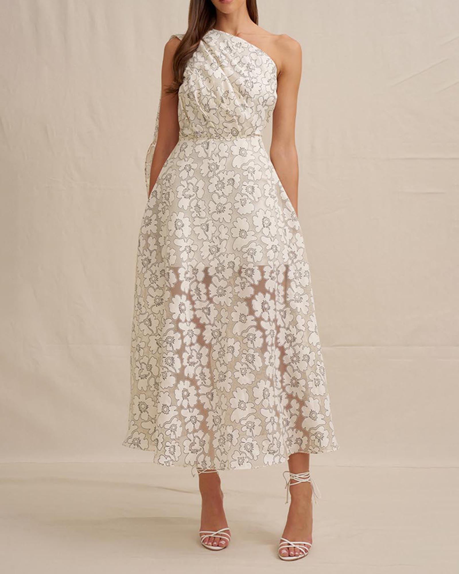 Serephina Floral Ankle Dress