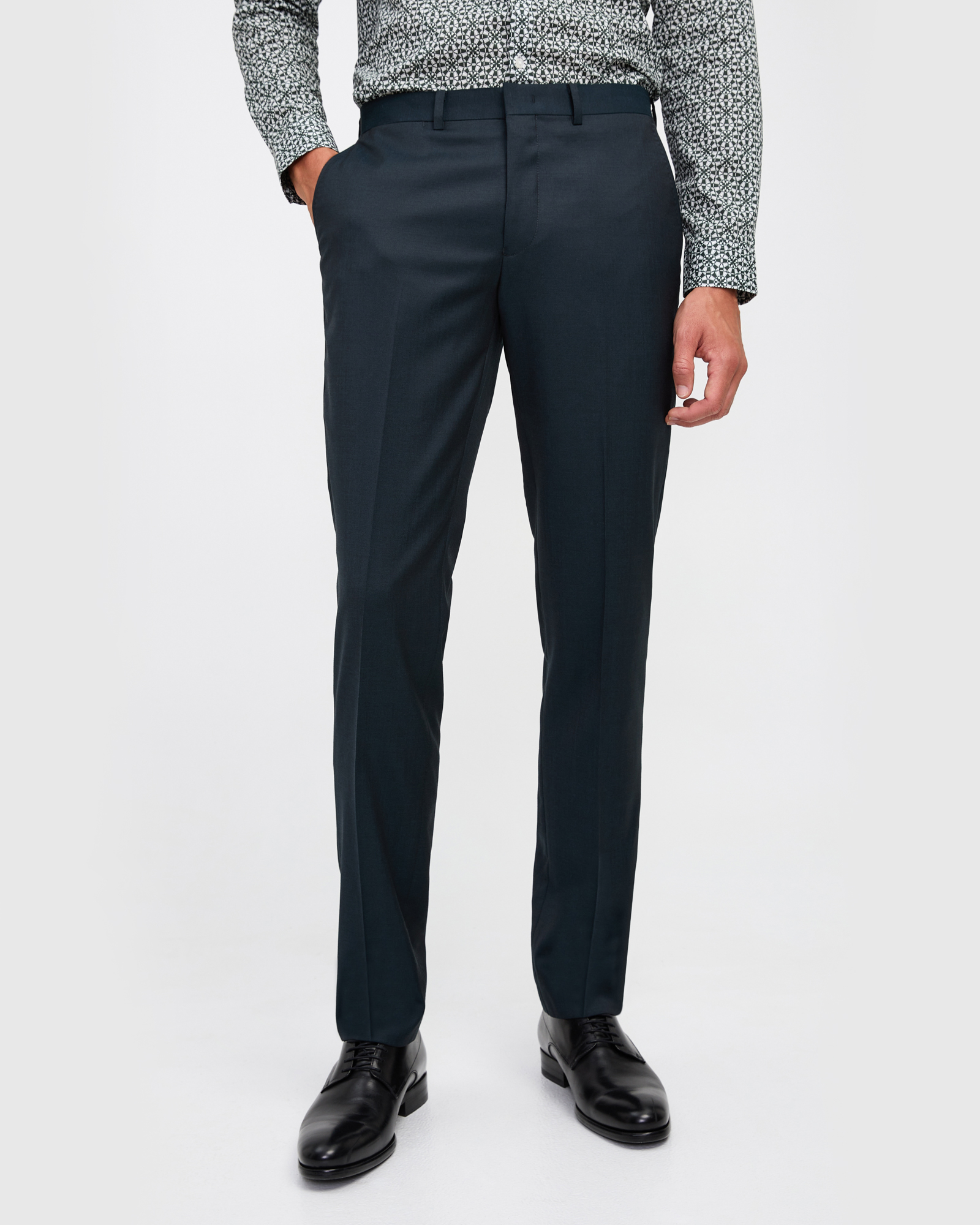 Tonal Twill Suit Pant