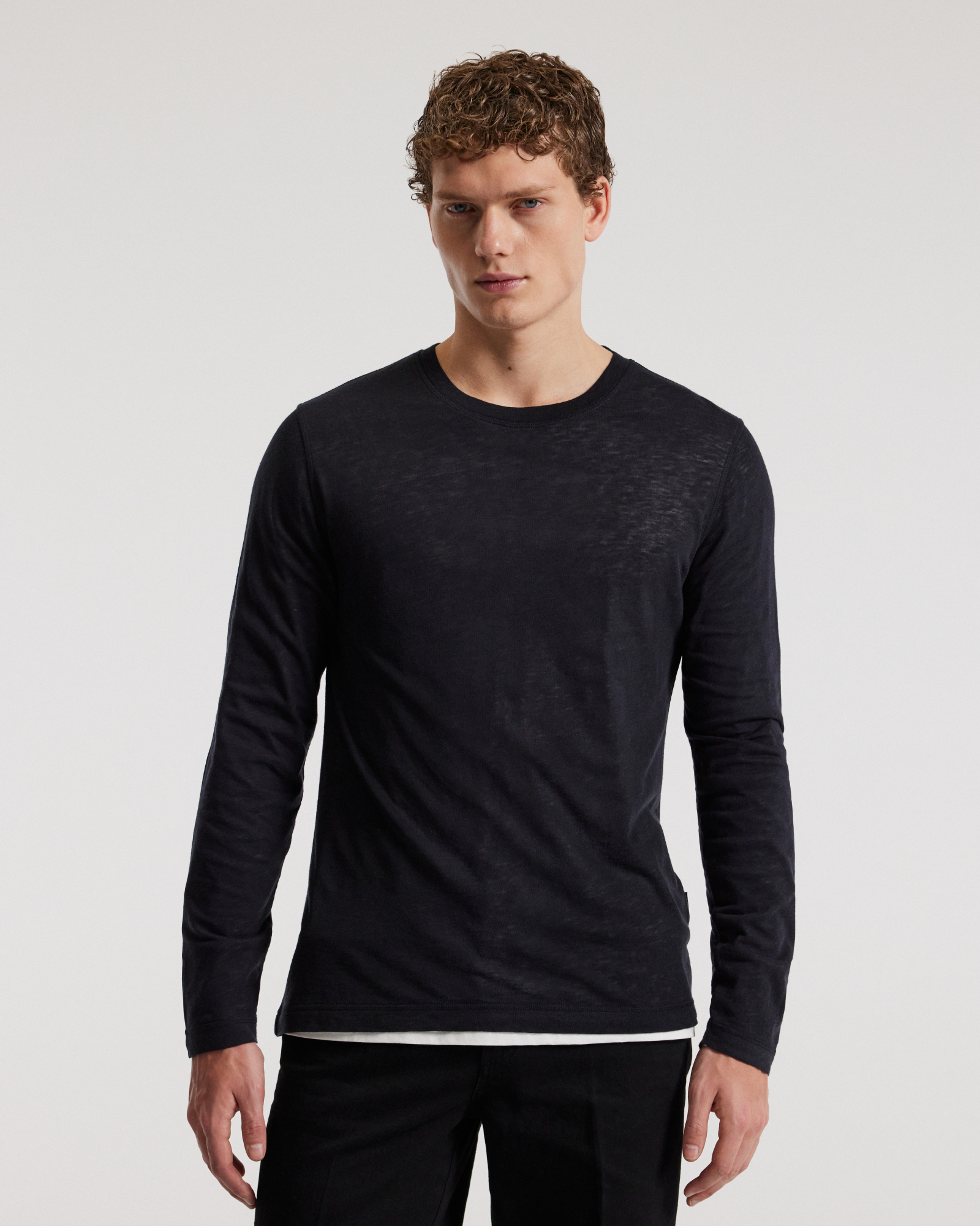 Long Sleeve Double Layer T-shirt Ink