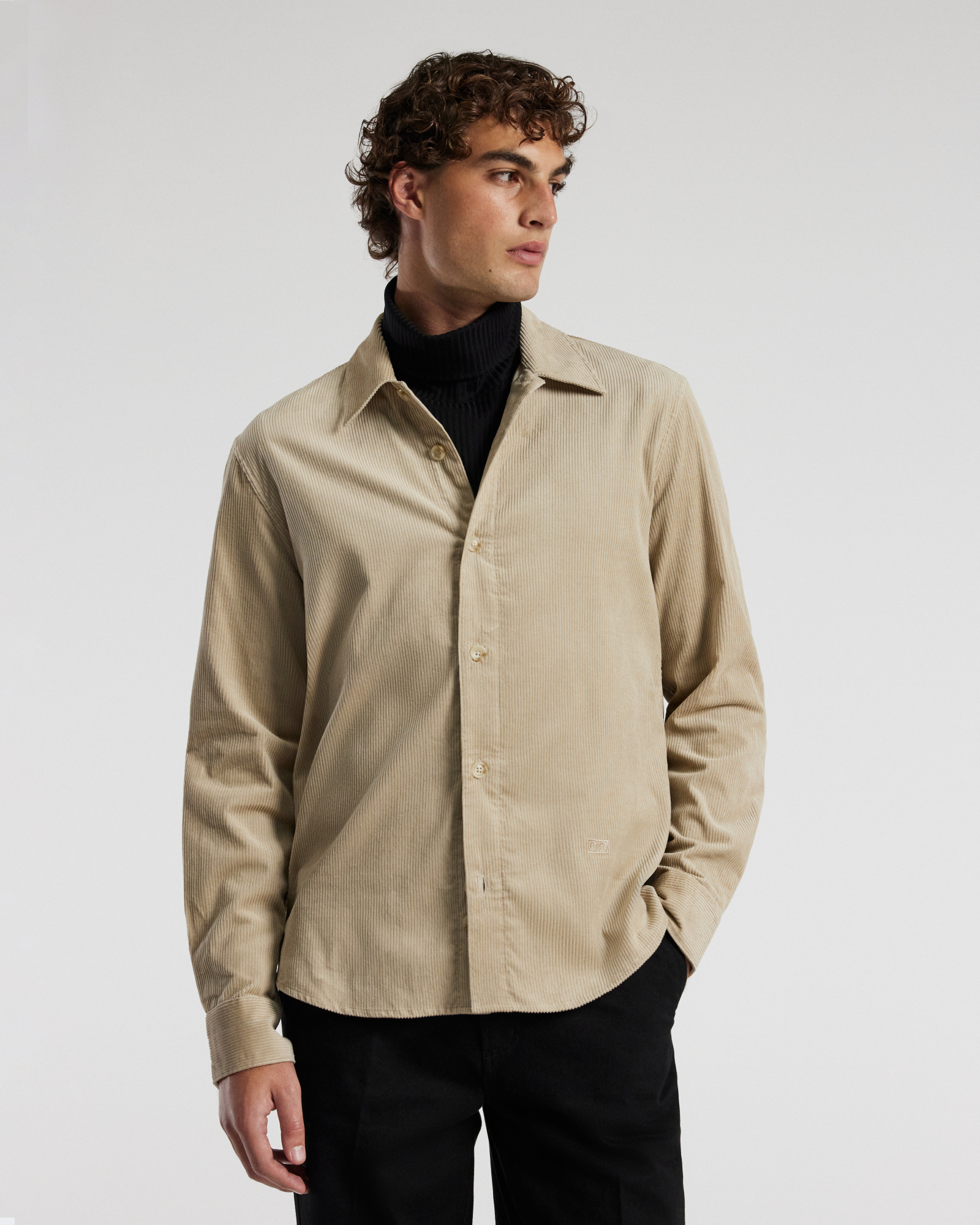 Cord Shirt Bone