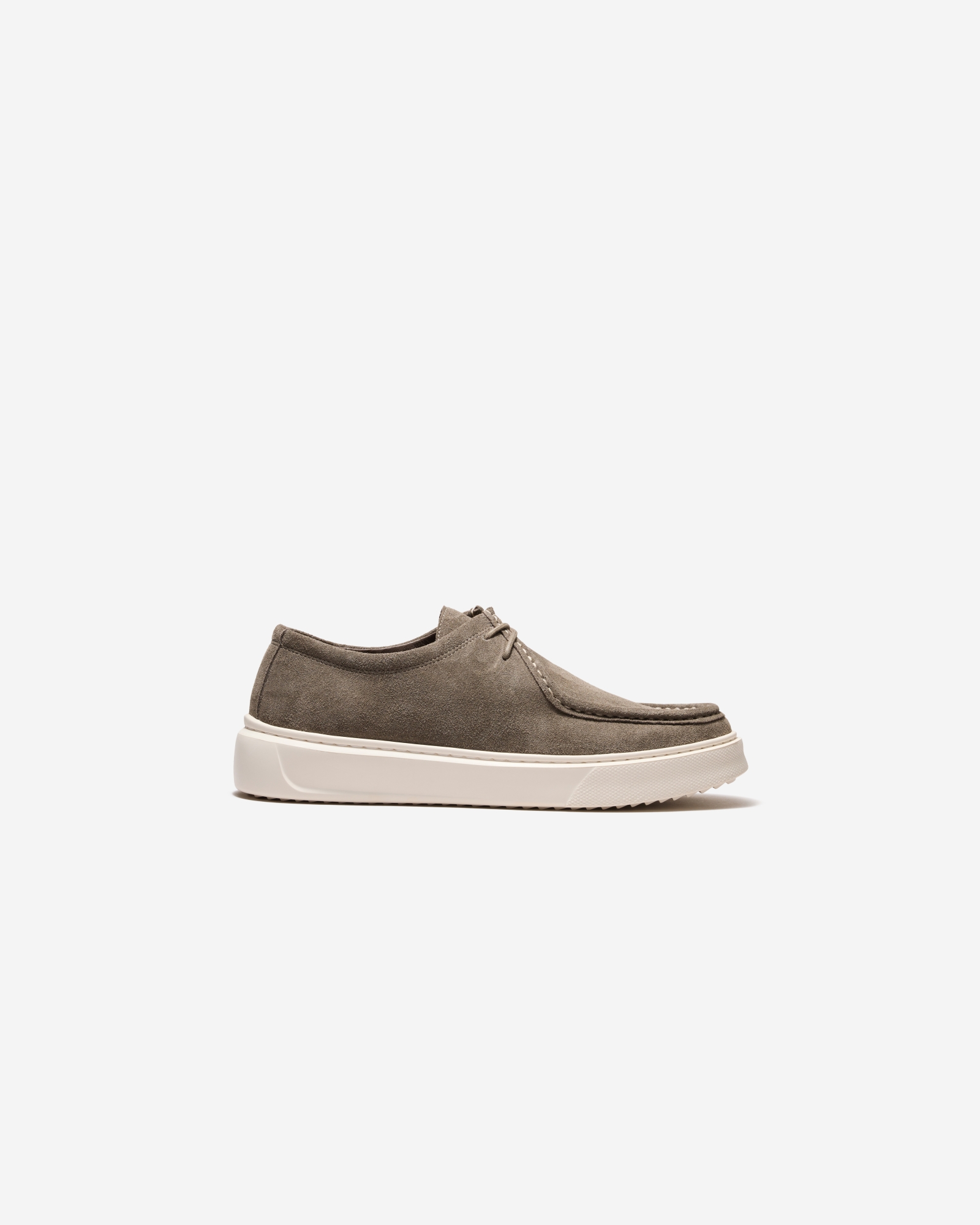 Suede Deck Shoe Grey