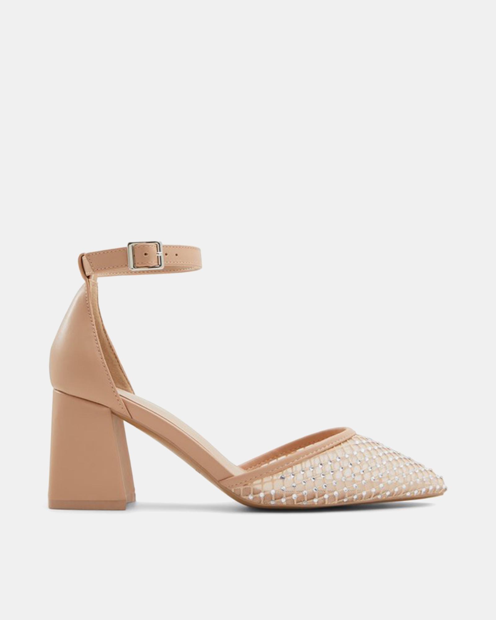 Daliaa Pointed Toe Block Heels