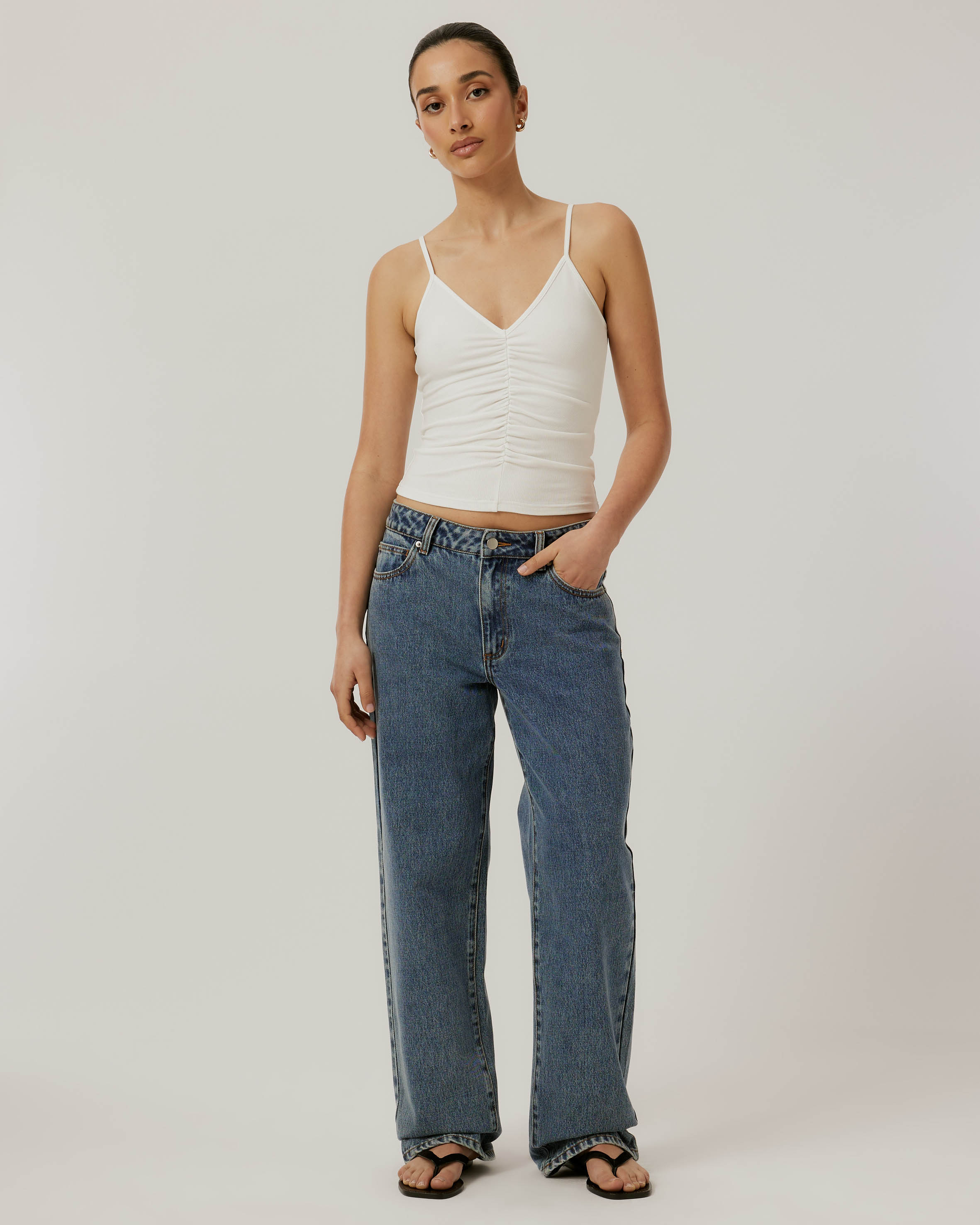 Gathered Rib Tank