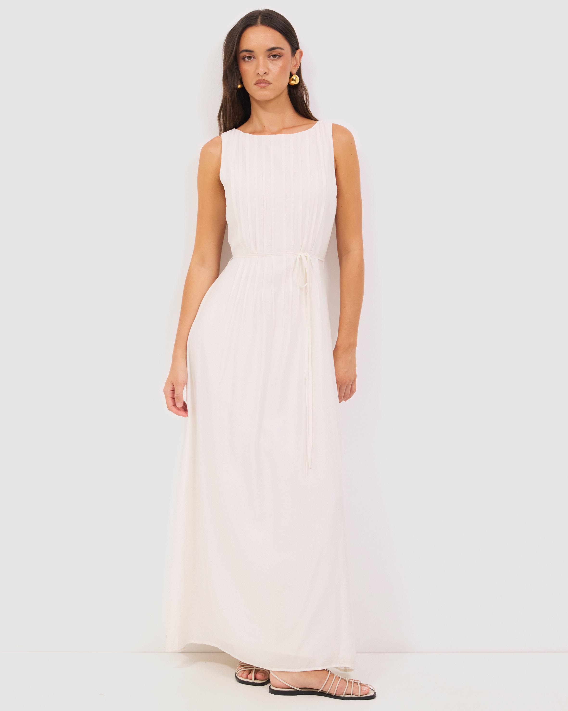 Malik Tucked Maxi Dress