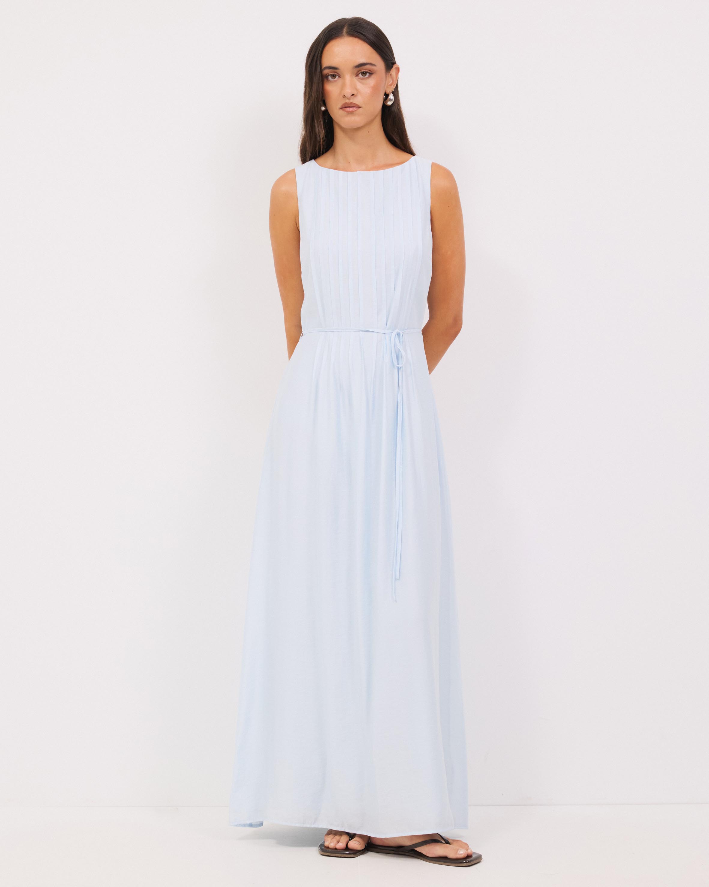 Malik Tucked Maxi Dress