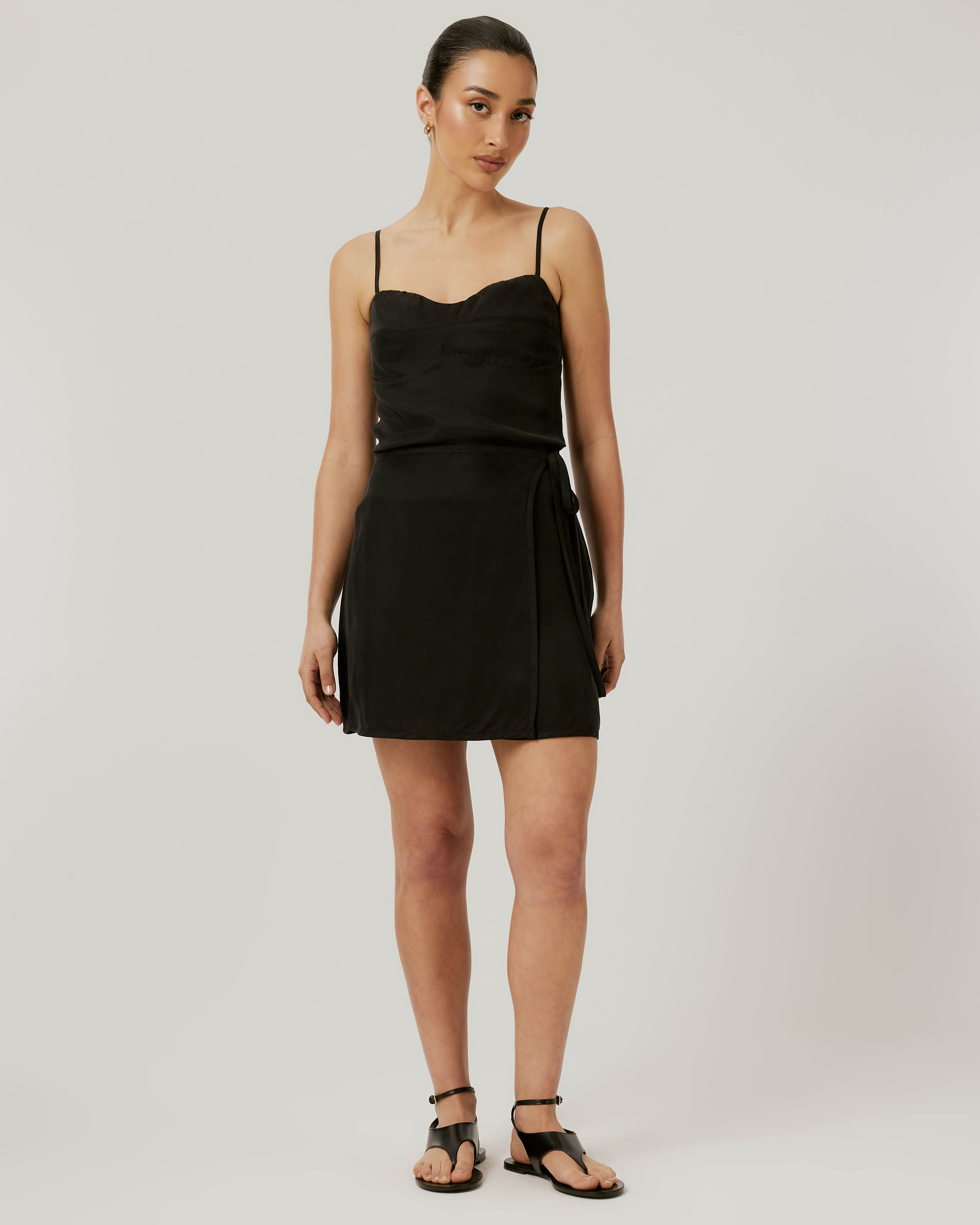 Heidi Cupro Skirt