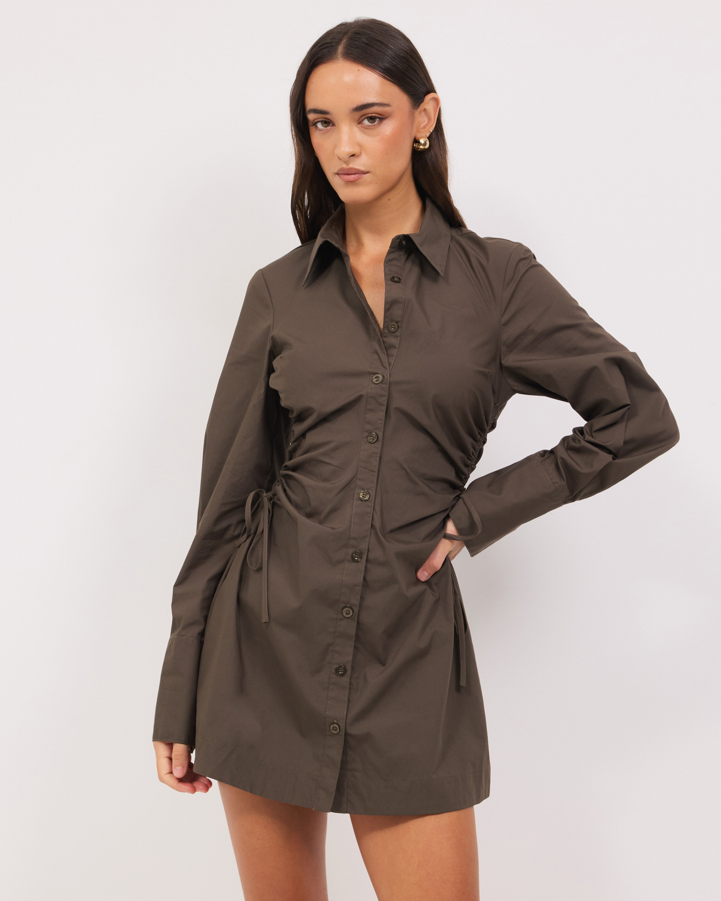 Luna Mini Shirt Dress